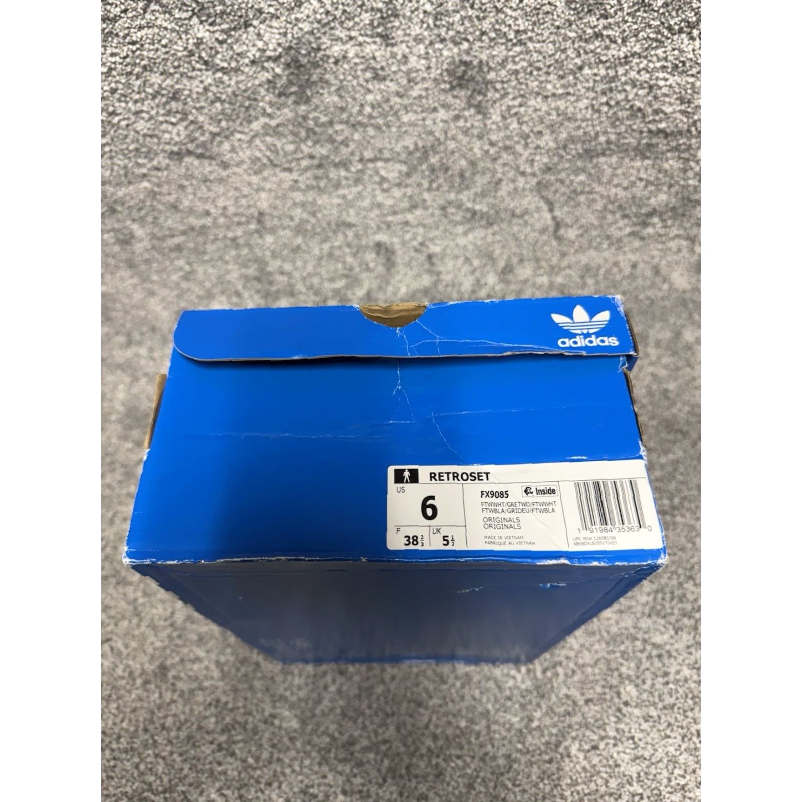 Adidas Adidas Originals Retroset Sneakers Mens 6 Athletic Casual Walking 80s Retro White Lace Up Low Top Rubber Sole Mens Shoes Size US 6 / EU 39 - 5 Thumbnail
