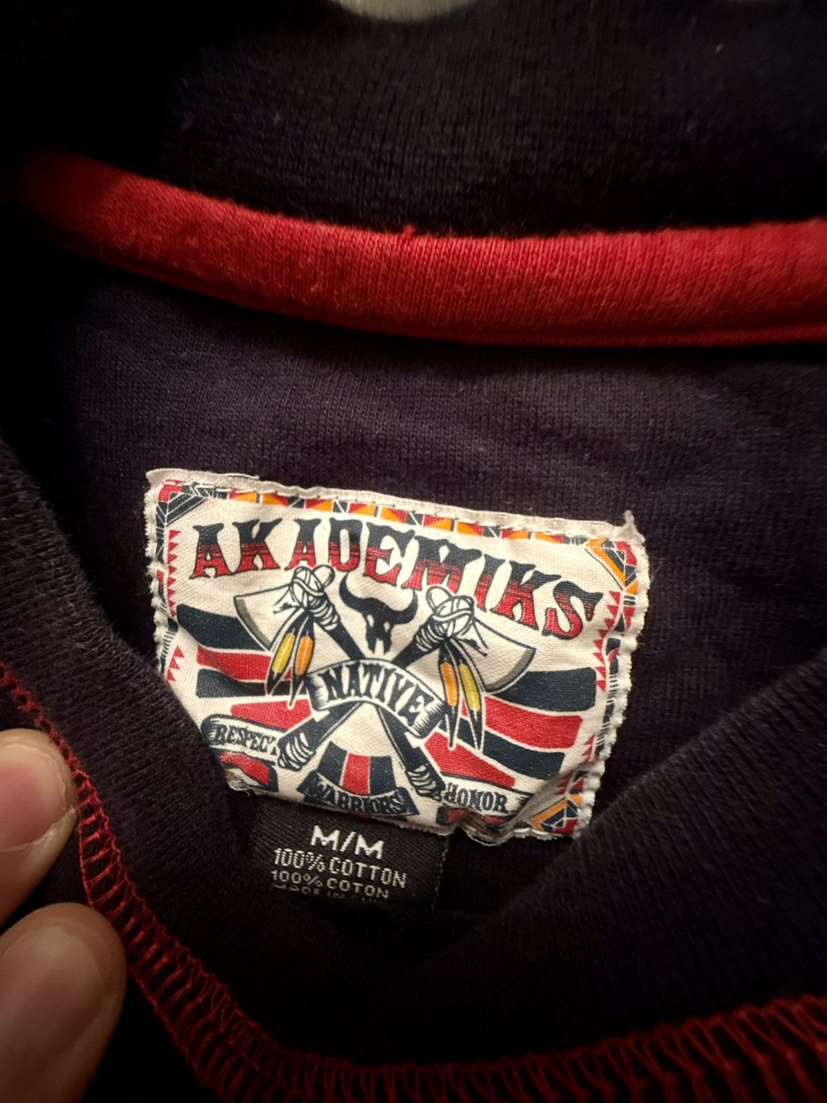 Akademiks Size M - Akademiks Native Tribal Feather Graphic T-shirt Size US M / EU 48-50 / 2 - 8 Thumbnail