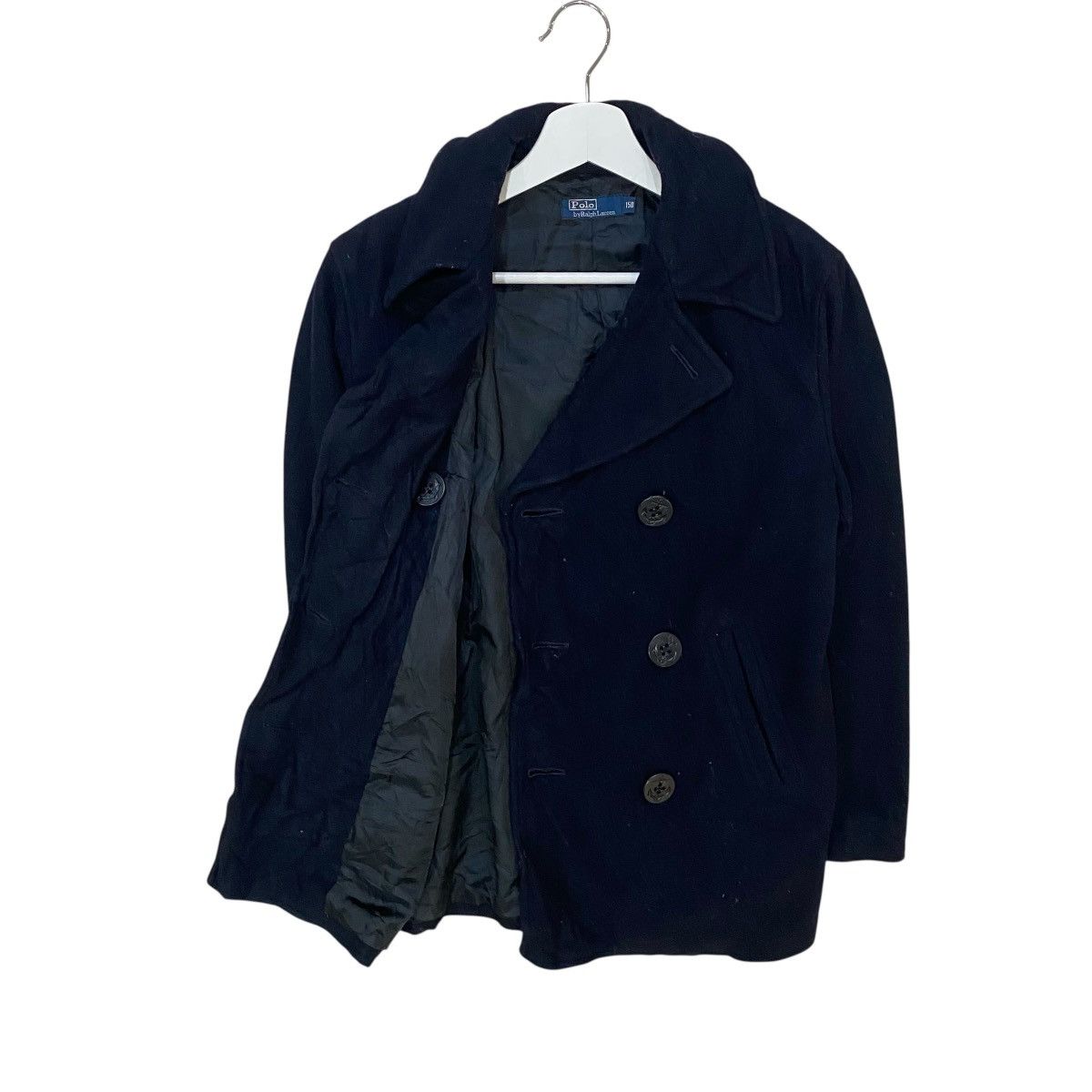 Polo Ralph Lauren ☀️POLO RALPH LAUREN DOUBLE BREASTED WOOL NAVY JACKET Size US S / EU 44-46 / 1 - 4 Thumbnail