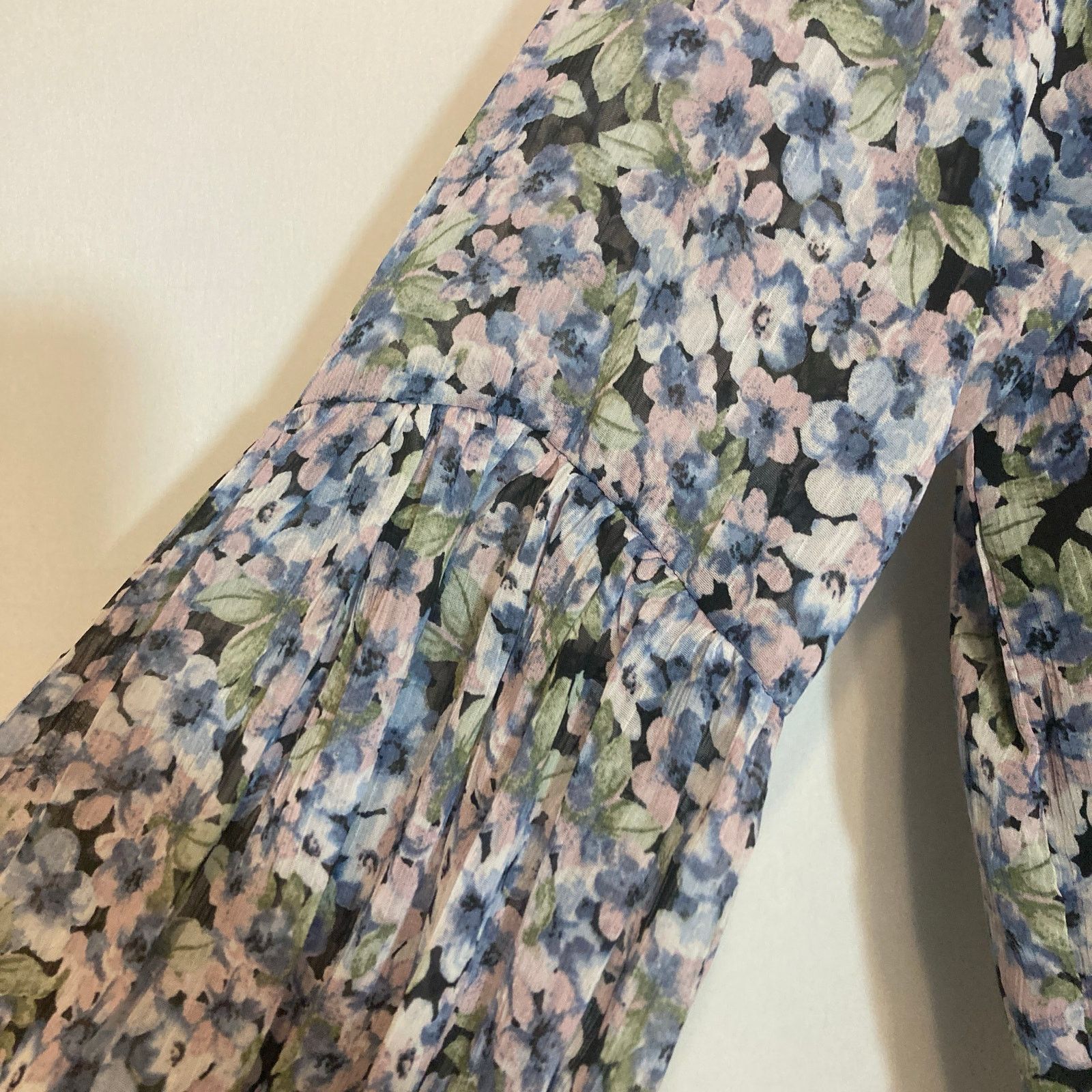 Other VICI Collection Balloons Purple Blue Floral Mini Dress Size S / US 4 / IT 40 - 4 Thumbnail