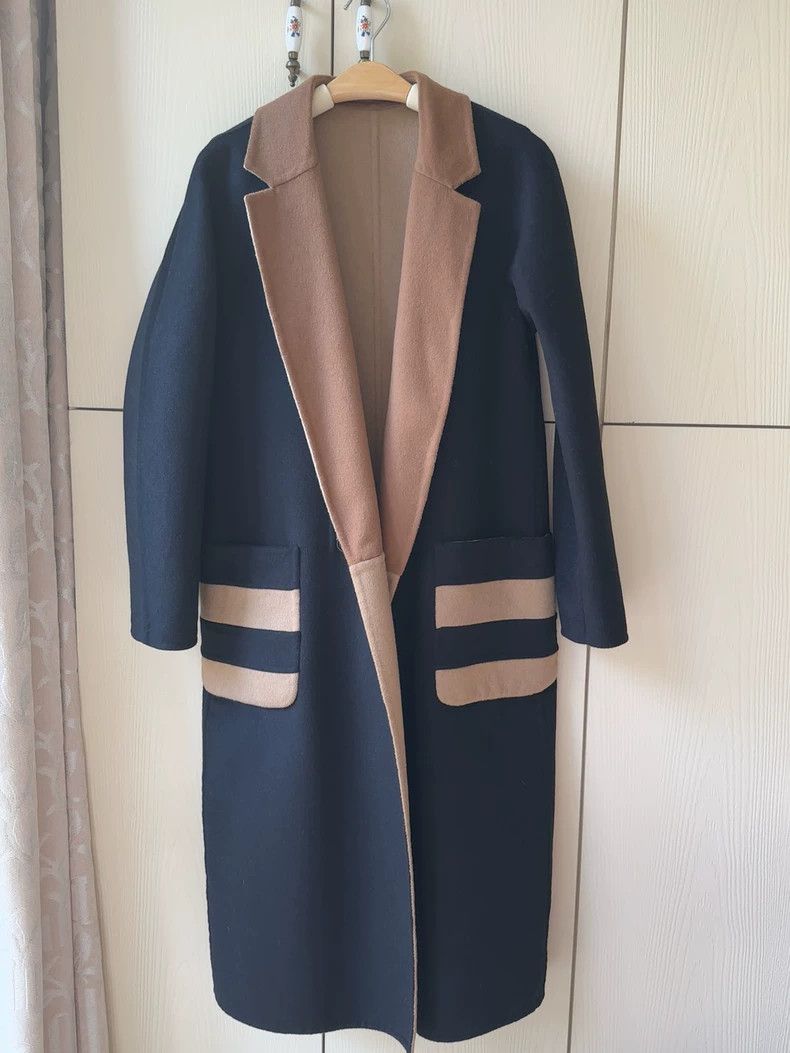 Max Mara Max Mara Mainline White Label Reversible Wool Coat Size M / US 6-8 / IT 42-44 - 1 Thumbnail