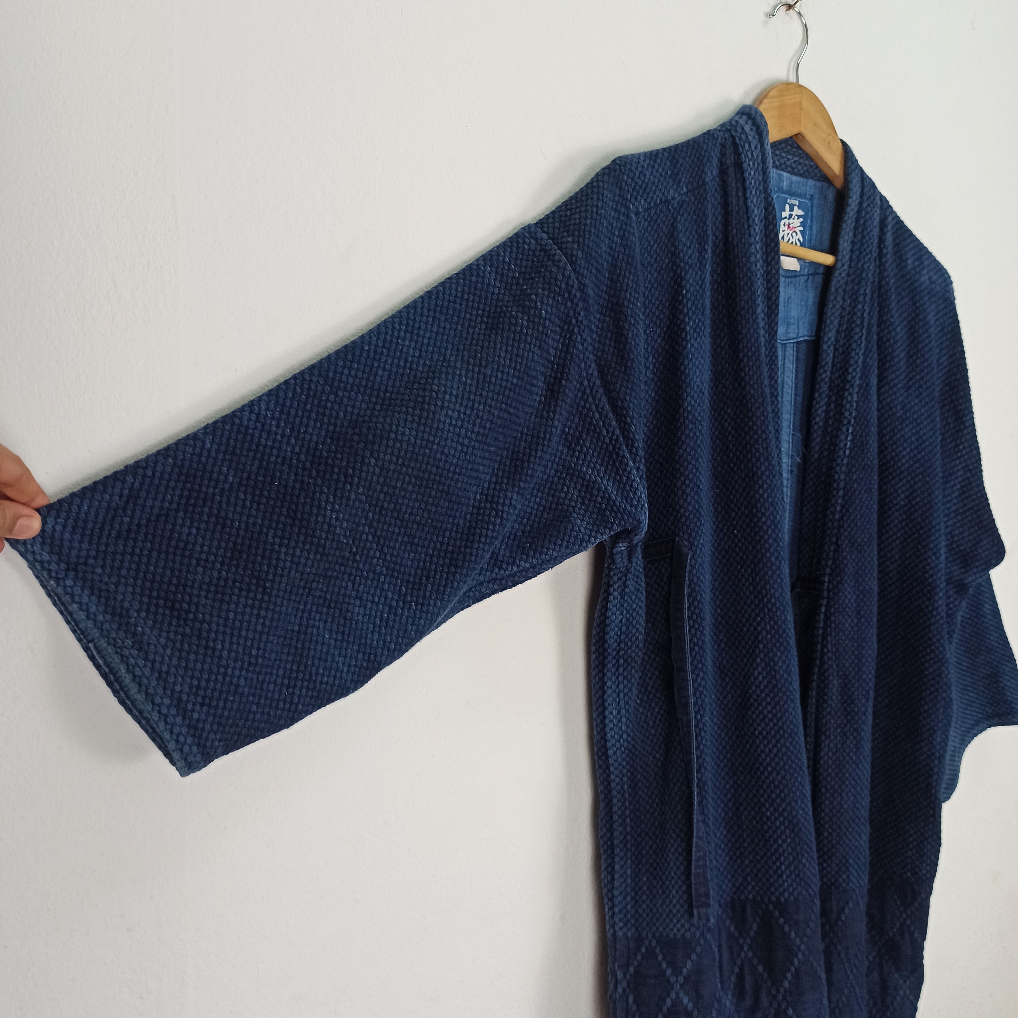 Indigo Vintage Kimono Indigo Japanese Traditional Size US L / EU 52-54 / 3 - 3 Thumbnail