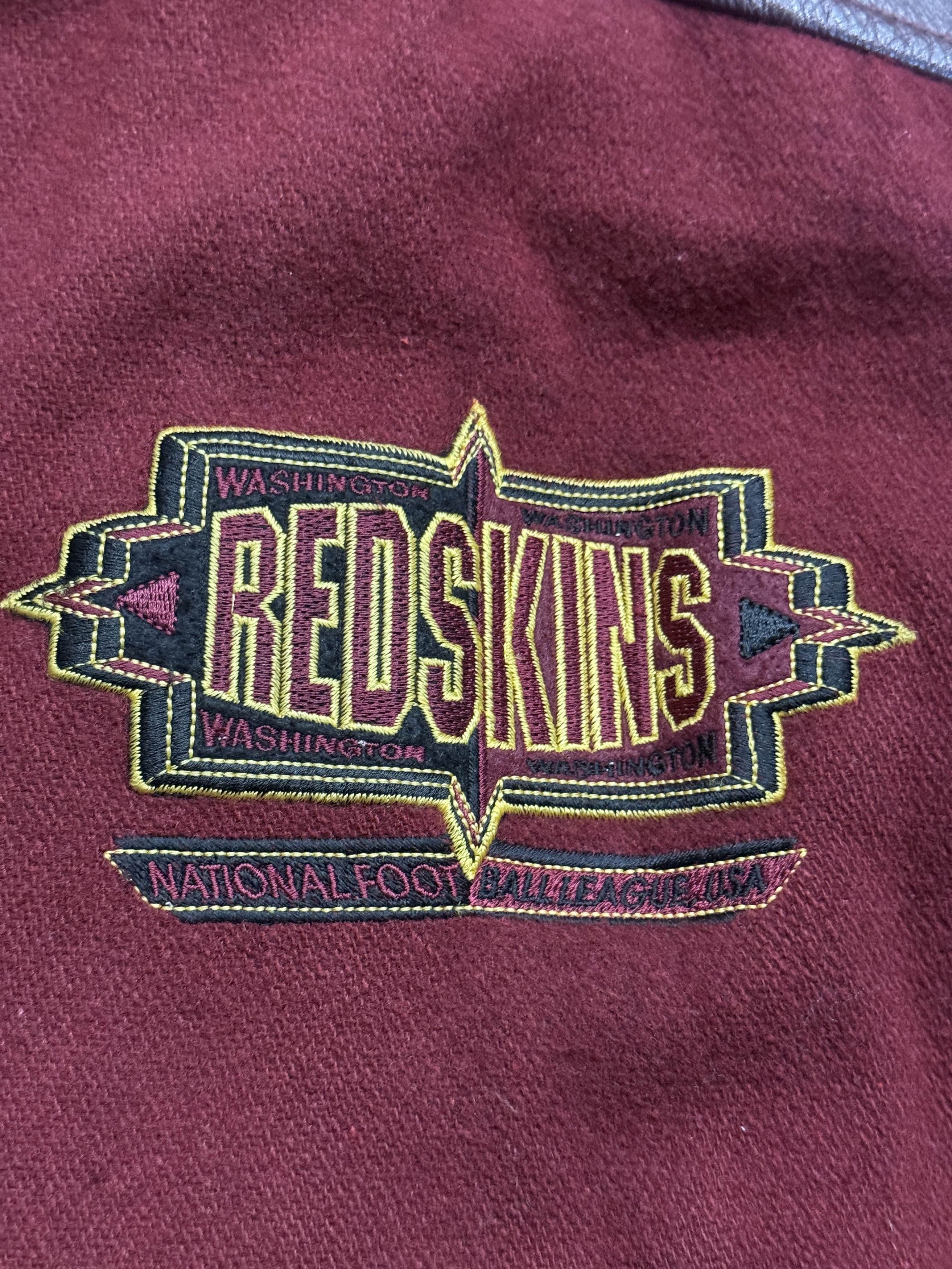 NFL Bomber Baseball Jacket Washington Redskins NFL 80s 90s y2k Size US L / EU 52-54 / 3 - 3 Thumbnail