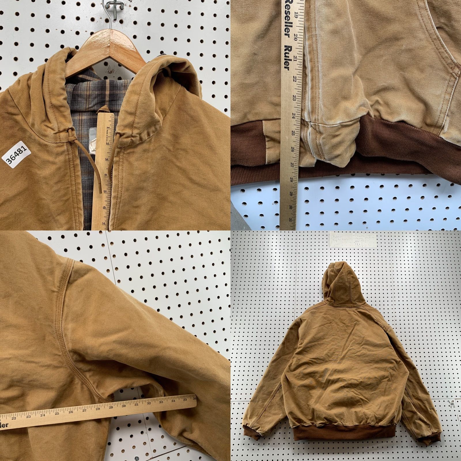 Carhartt VINTAGE Carhartt Jacket Mens 2XL Brown Canvas Workwear USA Lined Size US XXL / EU 58 / 5 - 9 Thumbnail