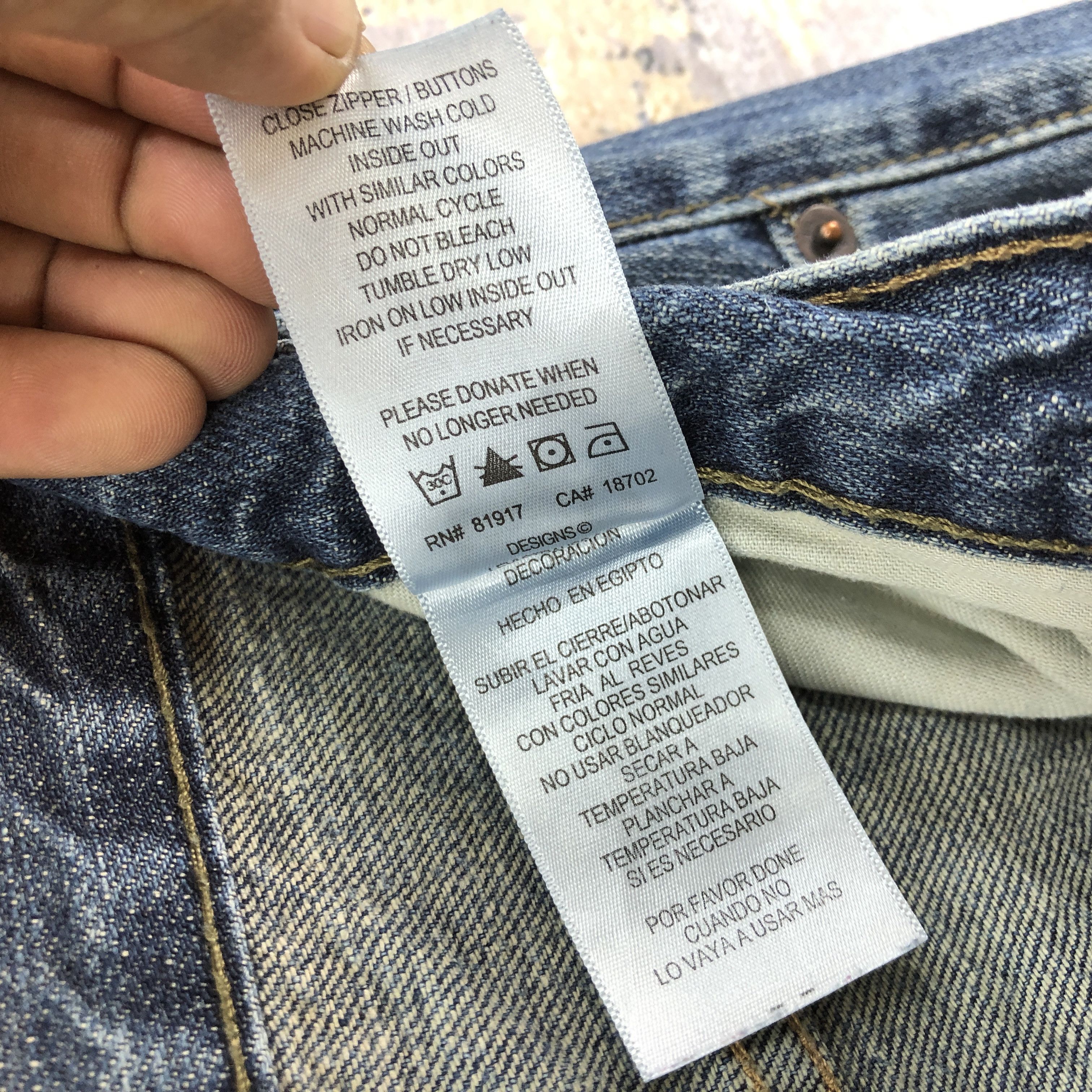 Levi's Vintage Y2K Levis Faded Jeans Levi's Light Wash Denim Size US 32 / EU 48 - 9 Thumbnail