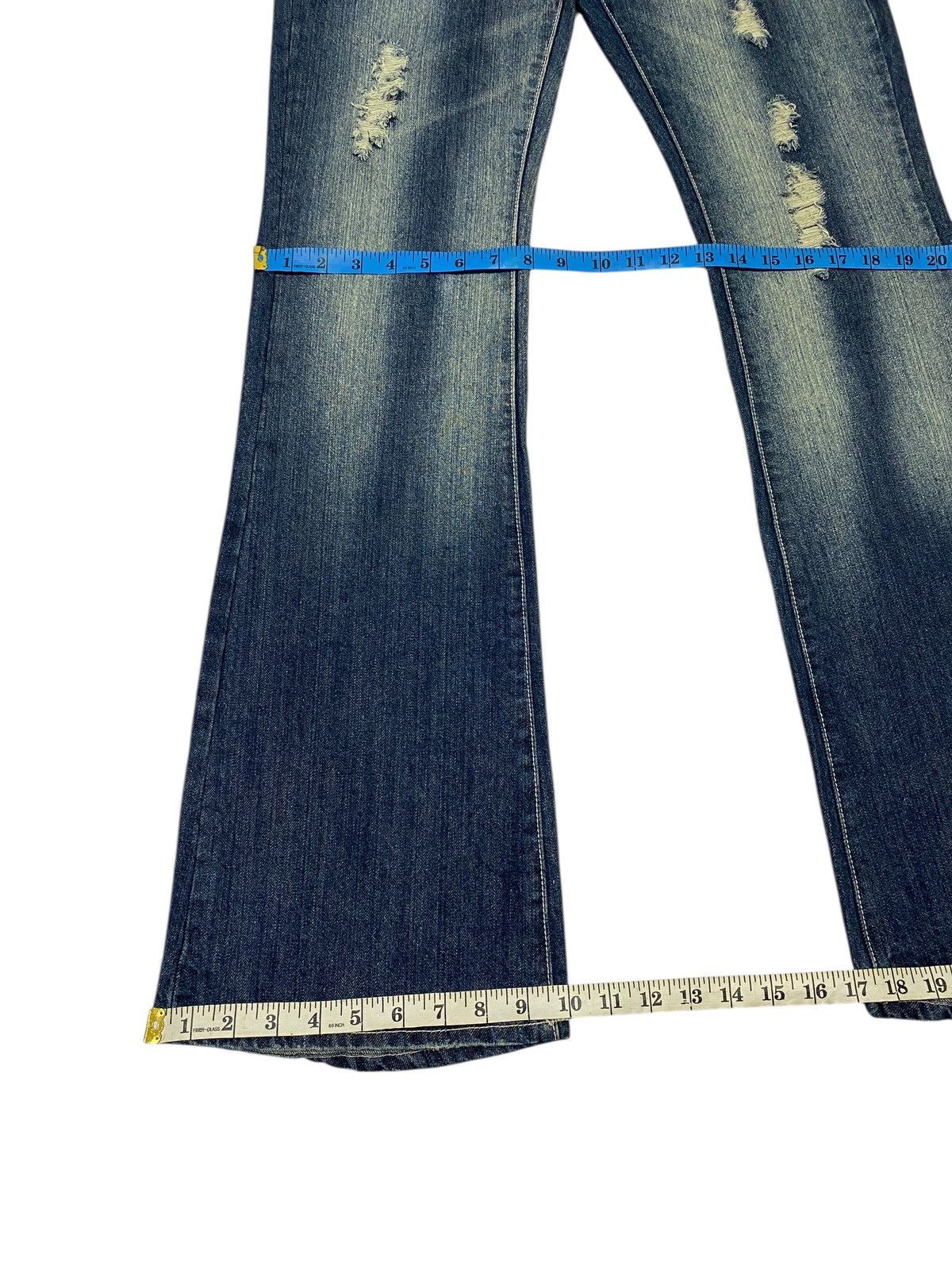 Tornado Mart Japanese brand X ecstrail flare jeans Size US 32 / EU 48 - 22 Thumbnail
