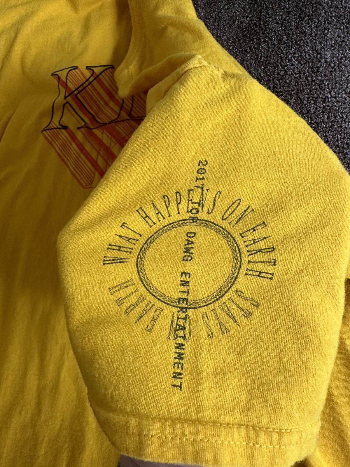 Kendrick Lamar Kendrick Lamar “DAMN.” 2017 Tour Tee Size US L / EU 52-54 / 3 - 4 Thumbnail