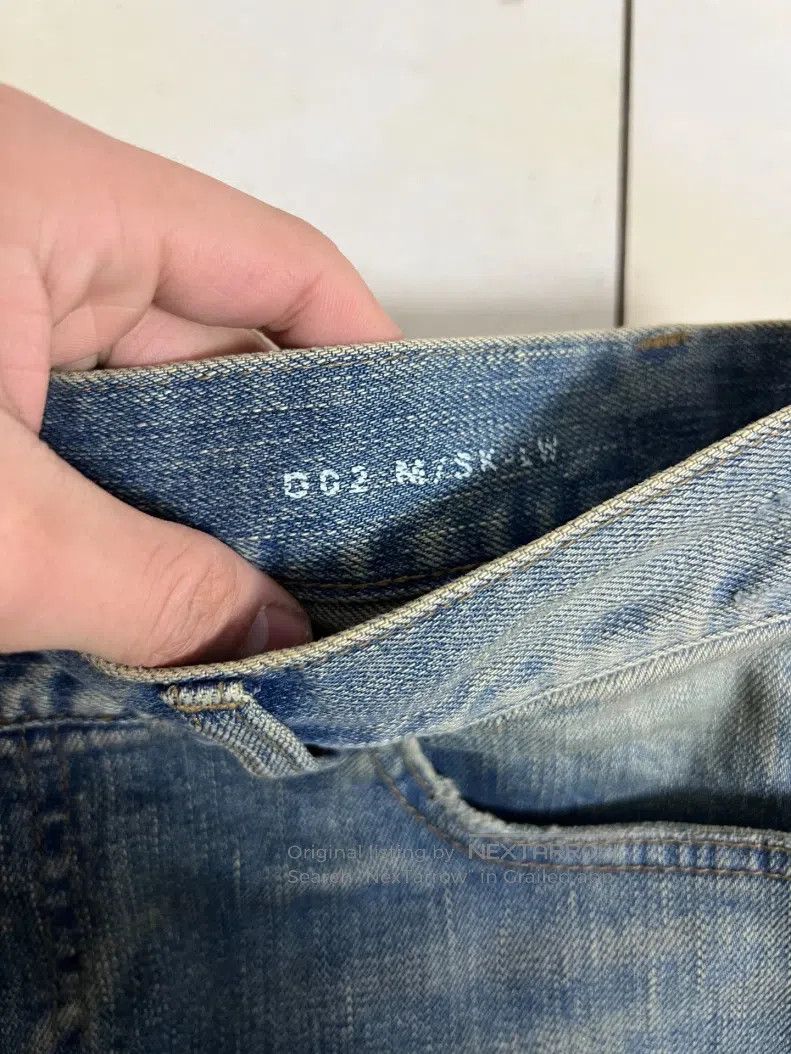 Saint Laurent Paris Saint Laurent Paris Blue Destroyed Denim Jeans Size US 31 - 4 Thumbnail