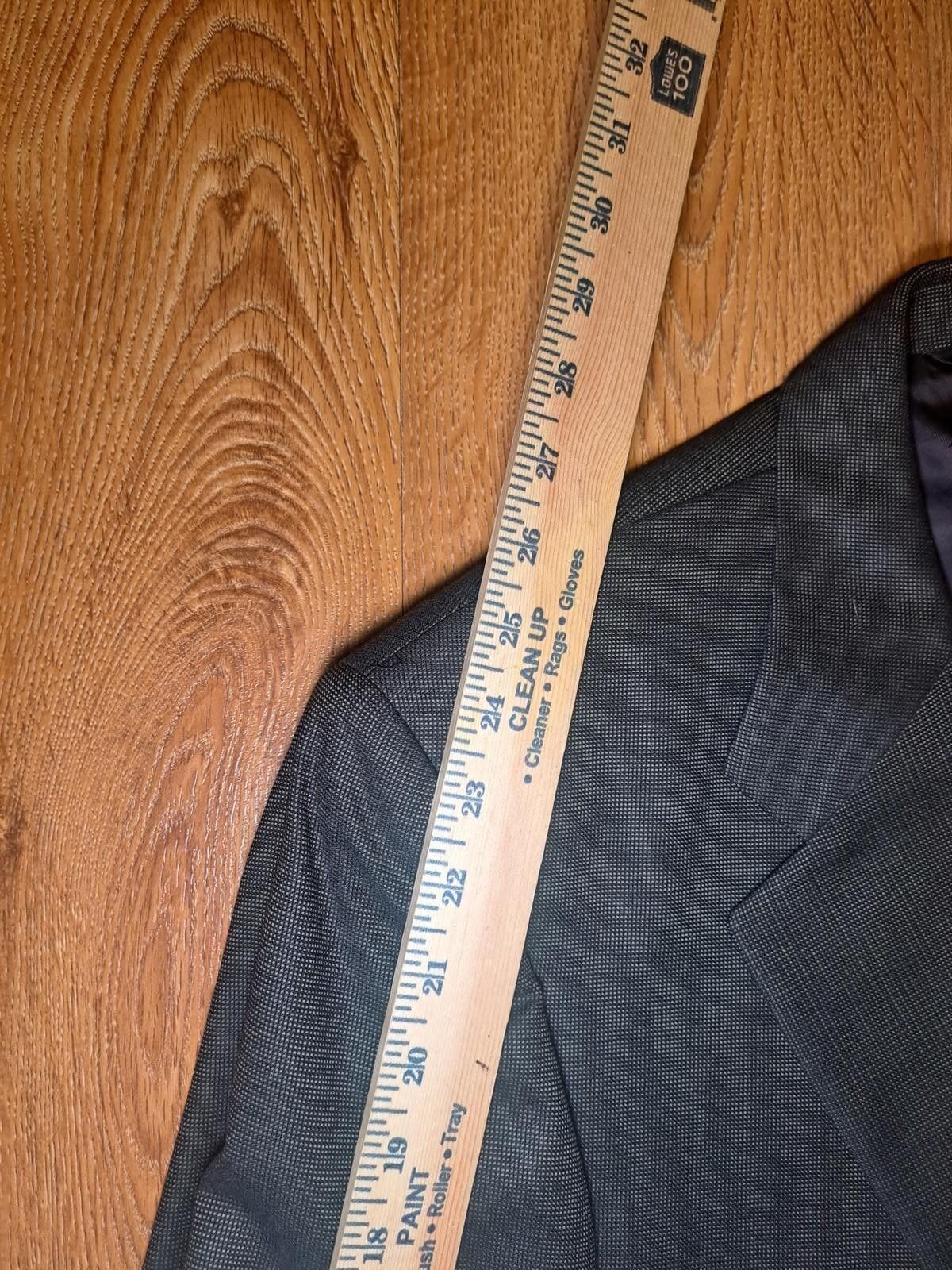 Jack Victor Jack Victor 2 Piece Suit 42R 34x29 Gray 100% Virgin Wool Size 42R - 11 Thumbnail