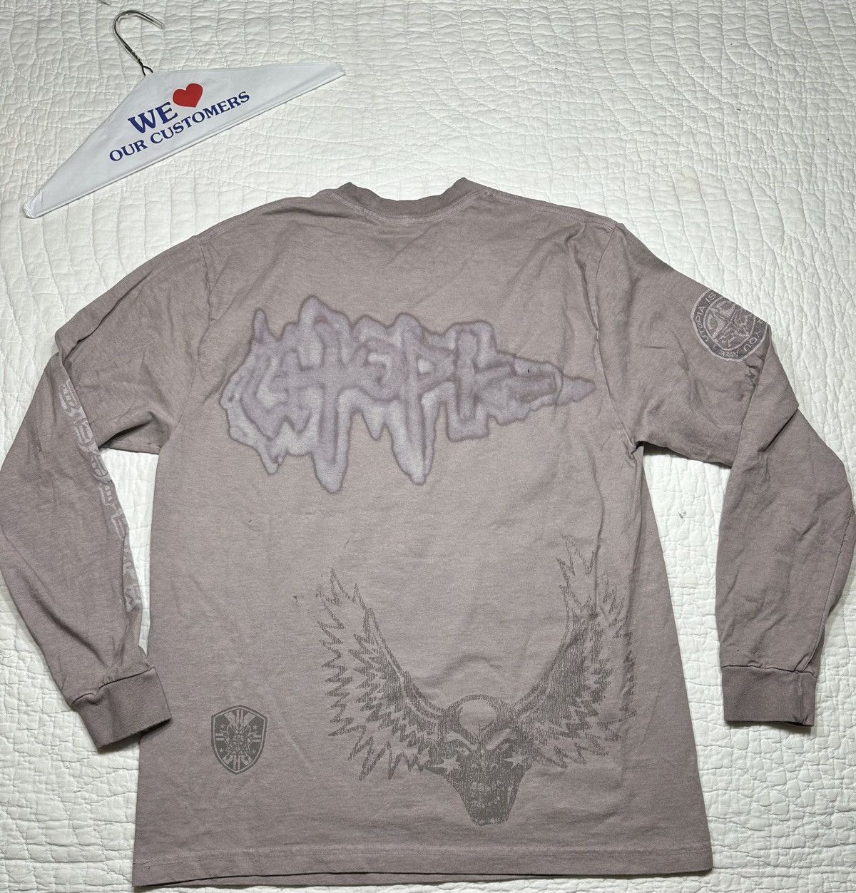 Travis Scott Travis Scott MetLife Exclusive Taupe Long Sleeve Size Large Size US L / EU 52-54 / 3 - 2 Thumbnail