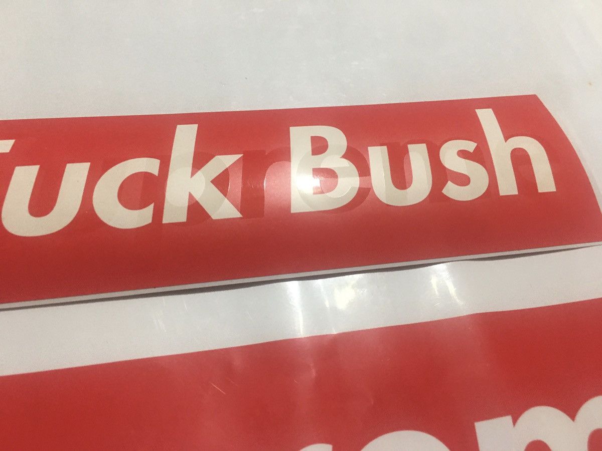 Supreme Supreme F Bush Box Logo Sticker Size ONE SIZE - 2 Thumbnail