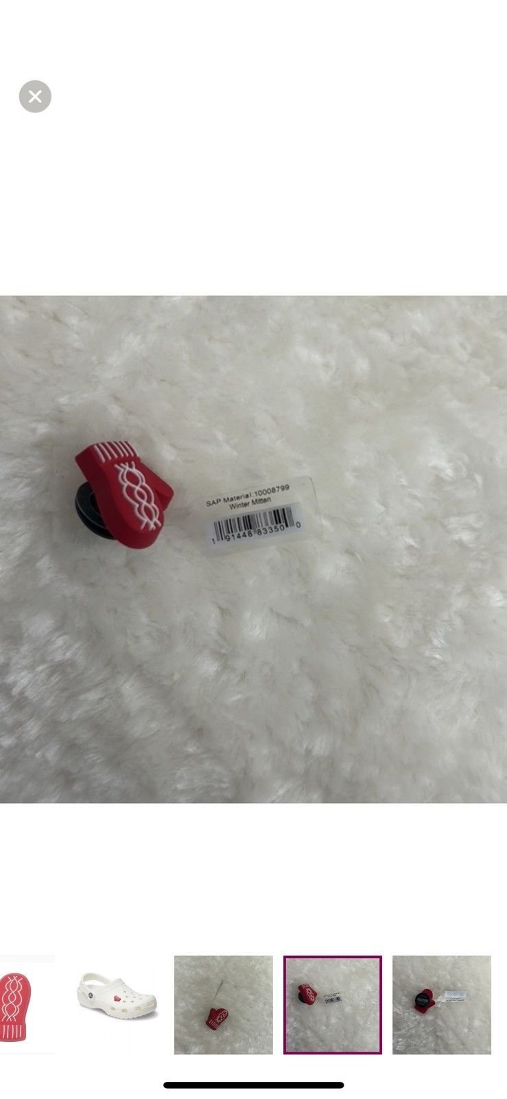 Crocs Crocs winter mitten shoe jibbitz charm Size ONE SIZE - 3 Thumbnail