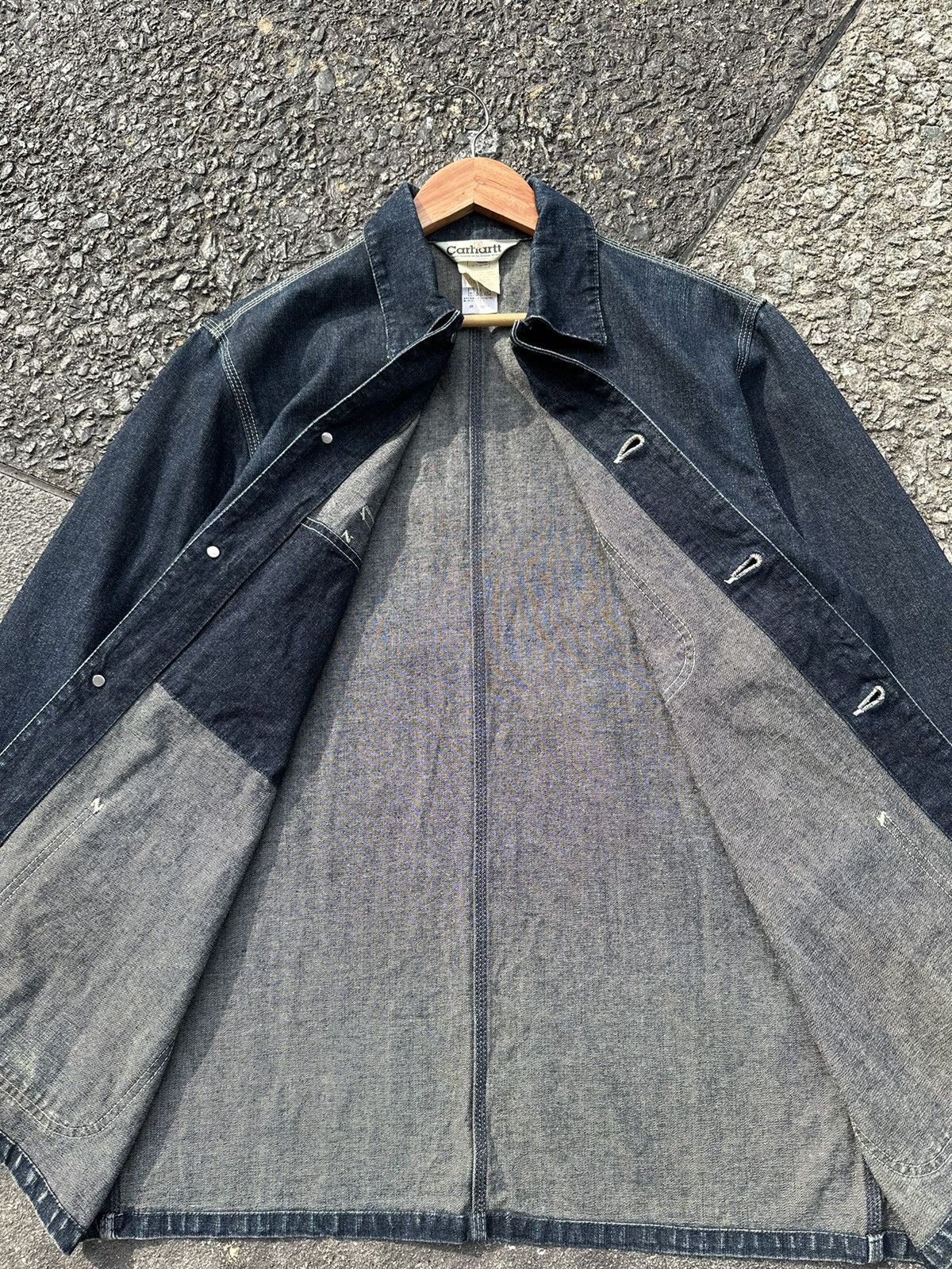 Carhartt × Vintage CARHATT WORKWEAR VINTAGE DENIM MICHIGAN JACKET Size US L / EU 52-54 / 3 - 6 Thumbnail