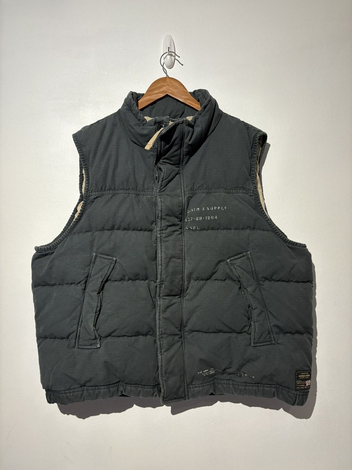 Denim & Supply Ralph Lauren (Size 2XL) Denim & Supply Ralph Lauren Vintage Puffer Vest Size US XXL / EU 58 / 5 - 1 Thumbnail