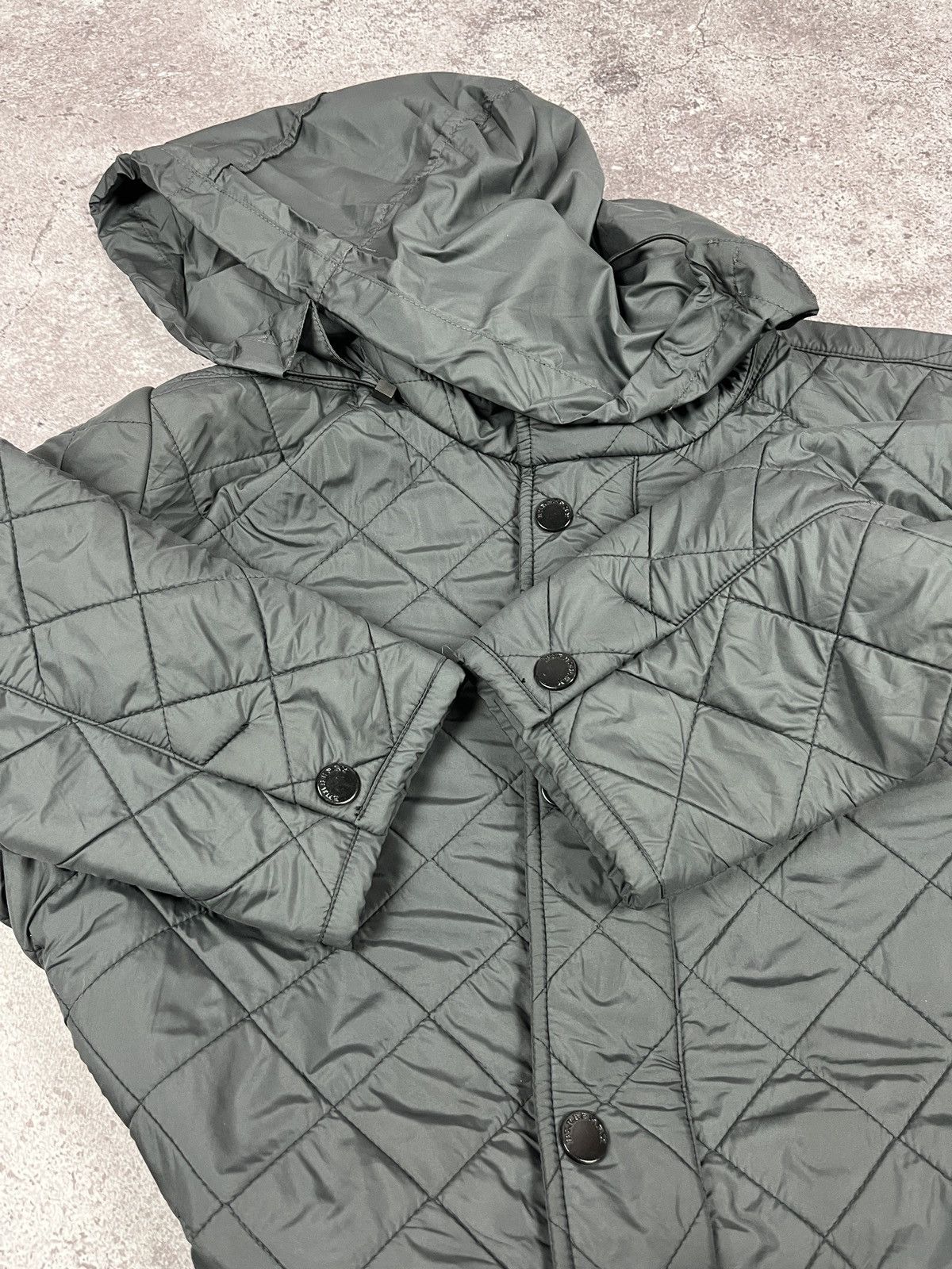 Burberry × Vintage Vintage🔥Burberry London Quilted Jacket Size US L / EU 52-54 / 3 - 4 Thumbnail