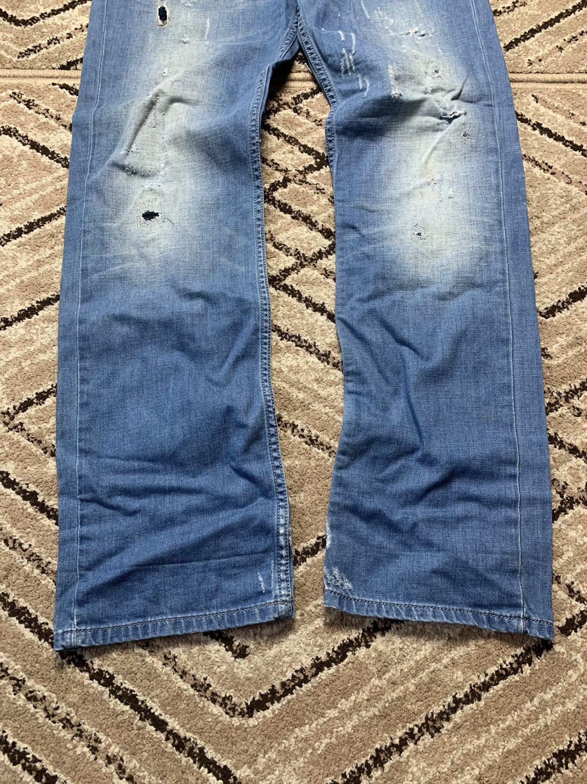 Diesel × Vintage Vintage Men's Diesel Distressed Denim Jeans Size US 36 / EU 52 - 5 Thumbnail