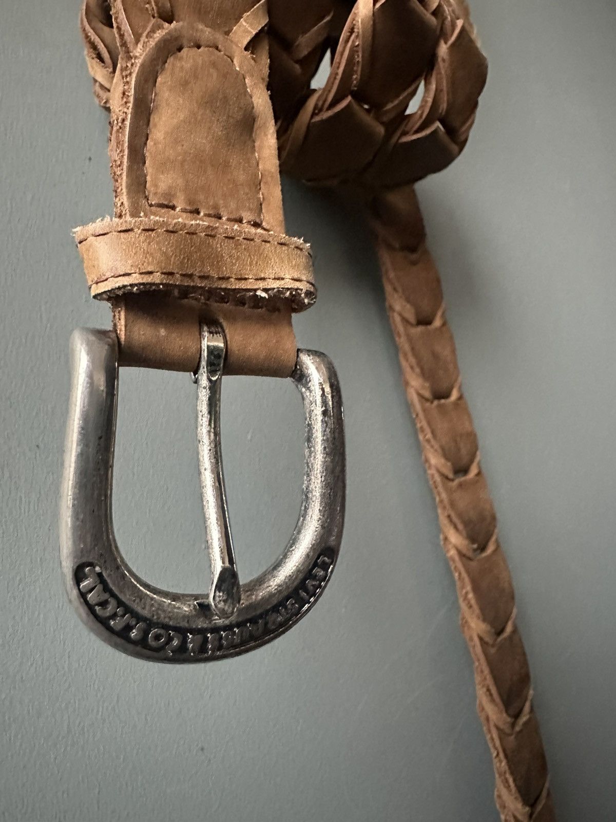 Levi's Levi’s Strauss Brown Braided Leather Belt Size ONE SIZE - 2 Thumbnail