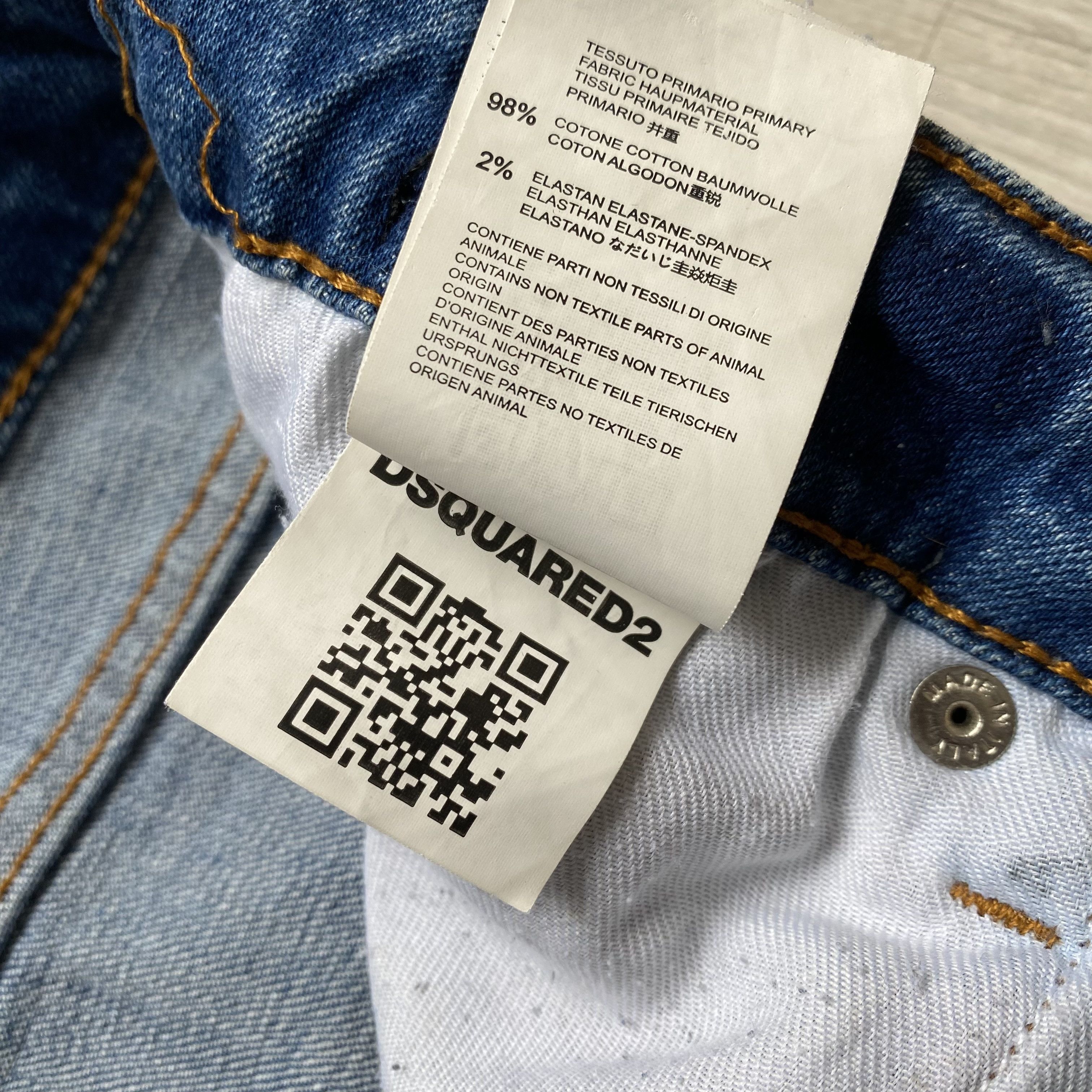 Dsquared2 👖 Dsquared2 Jeans Distressed Paint Slim Fit pants denim Size US 34 / EU 50 - 9 Thumbnail