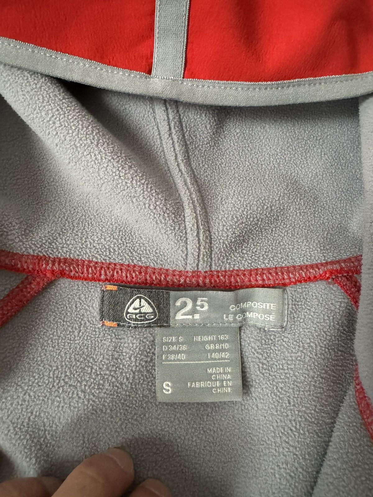 Vintage Vintage Y2K Nike ACG Fleece Soft Shell Light Jacket Size S / US 4 / IT 40 - 5 Thumbnail