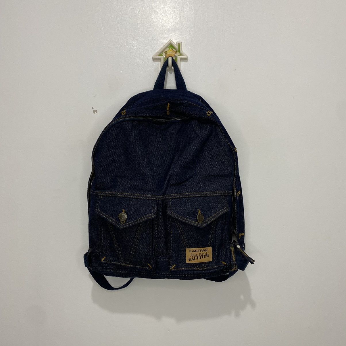 Eastpak × Jean Paul Gaultier Eastpack Jean Paul Gaultier Denim Backpack Size ONE SIZE - 1 Thumbnail