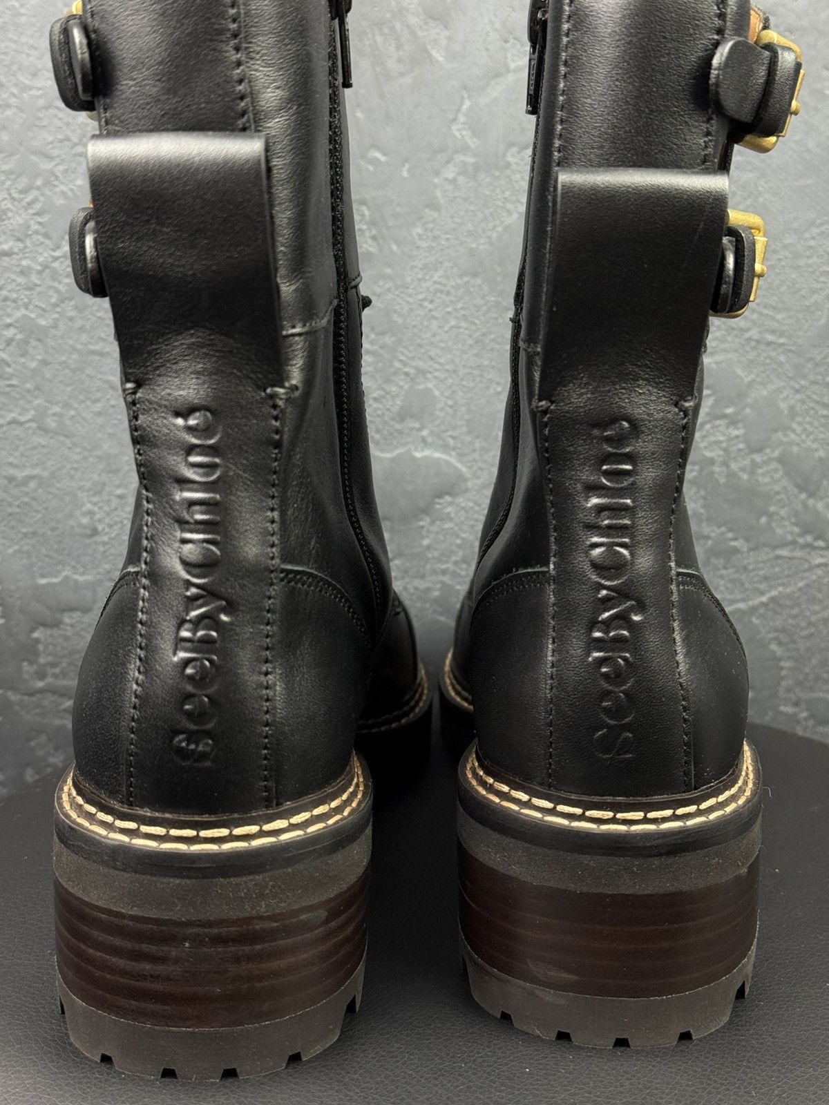 See by Chloe See by Chloé Mallory Women’s Lace Up Boots Size US 9 / IT 39 - 9 Thumbnail