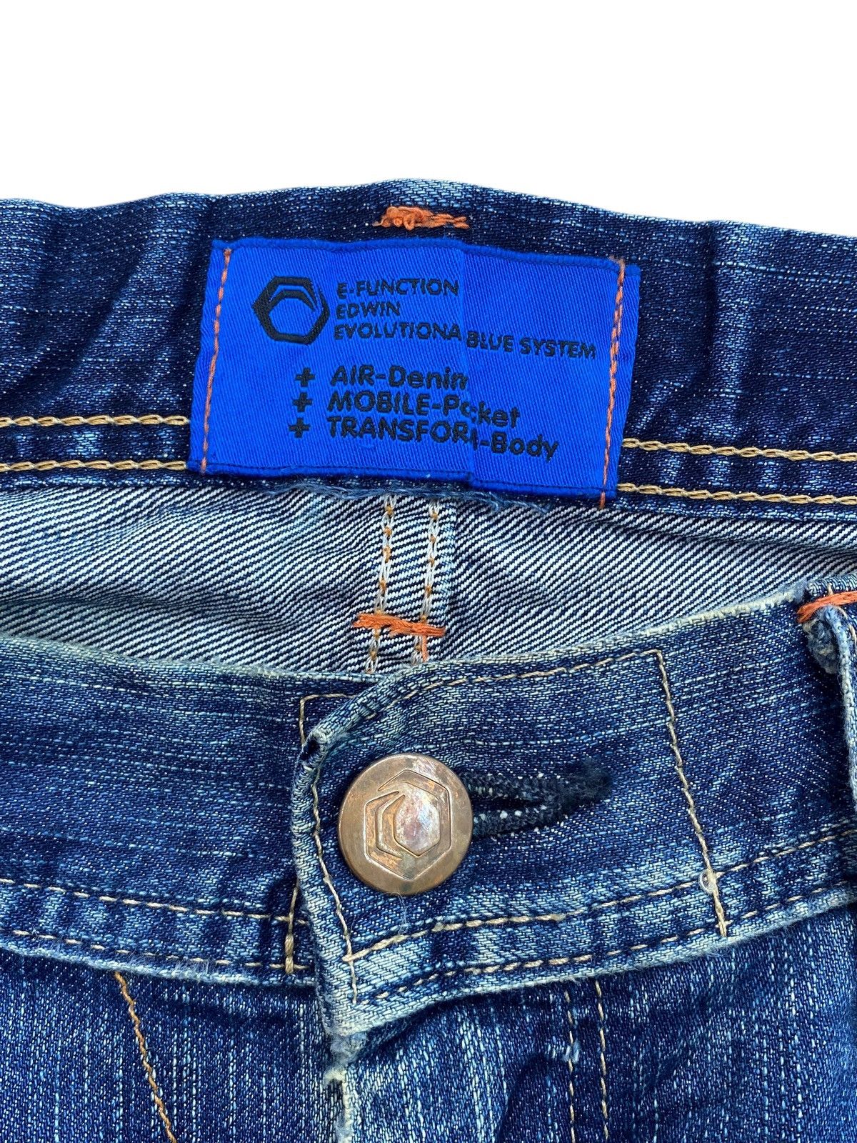 Edwin Vintage Edwin E Function Whiskers Style Baggy Jeans Size US 36 / EU 52 - 10 Thumbnail