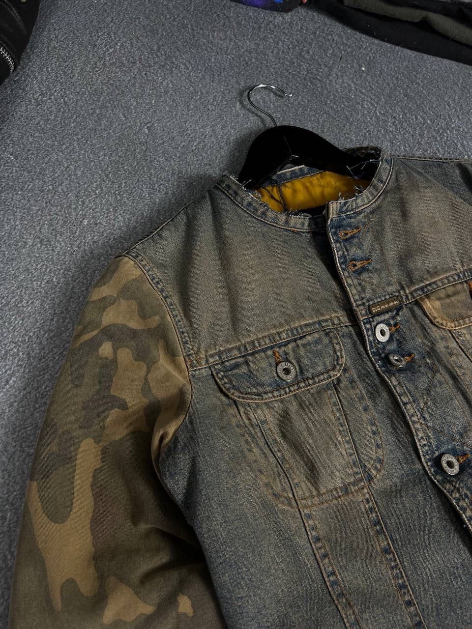 Dolce & Gabbana D&G Dolce & Gabbana Archive 90s Denim Bomber Jacket Size XS / US 0-2 / IT 36-38 - 2 Thumbnail