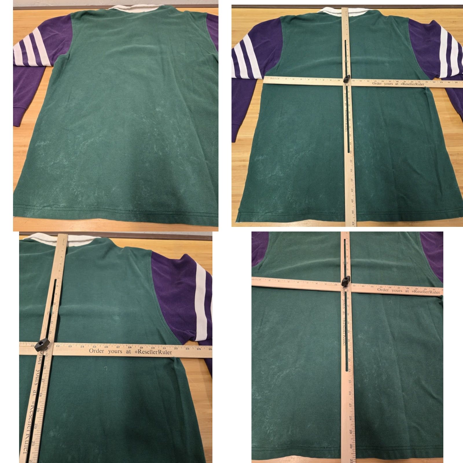 Adidas VINTAGE Adidas Polo Shirt Rugby 90s Men's L Green Size US L / EU 52-54 / 3 - 8 Thumbnail