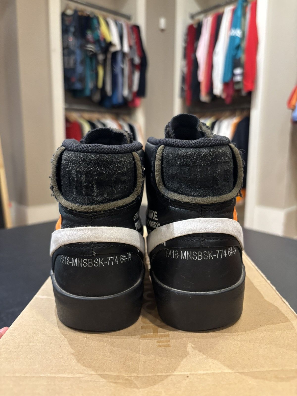 Nike Off White X Nike Blazer ‘Grim Reaper’ Size US 7 / EU 40 - 4 Thumbnail
