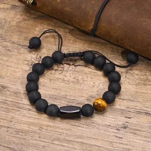 VIBE Black Beads Bracelet Size ONE SIZE - 1 Thumbnail