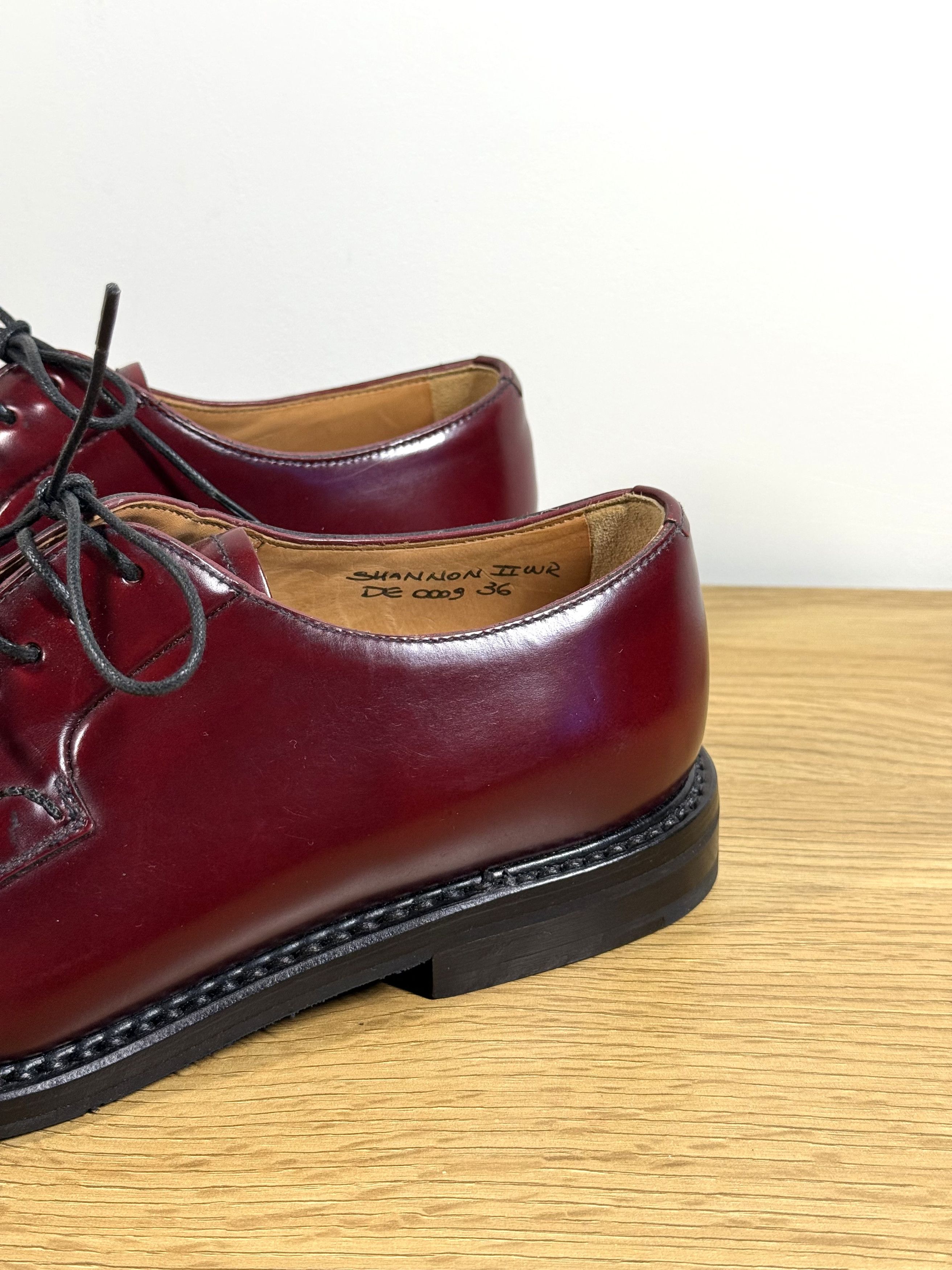 Church's Women's Church's Shannon Wr Brushed calfskin Derby lace-ups Size US 6 / IT 36 - 5 Thumbnail