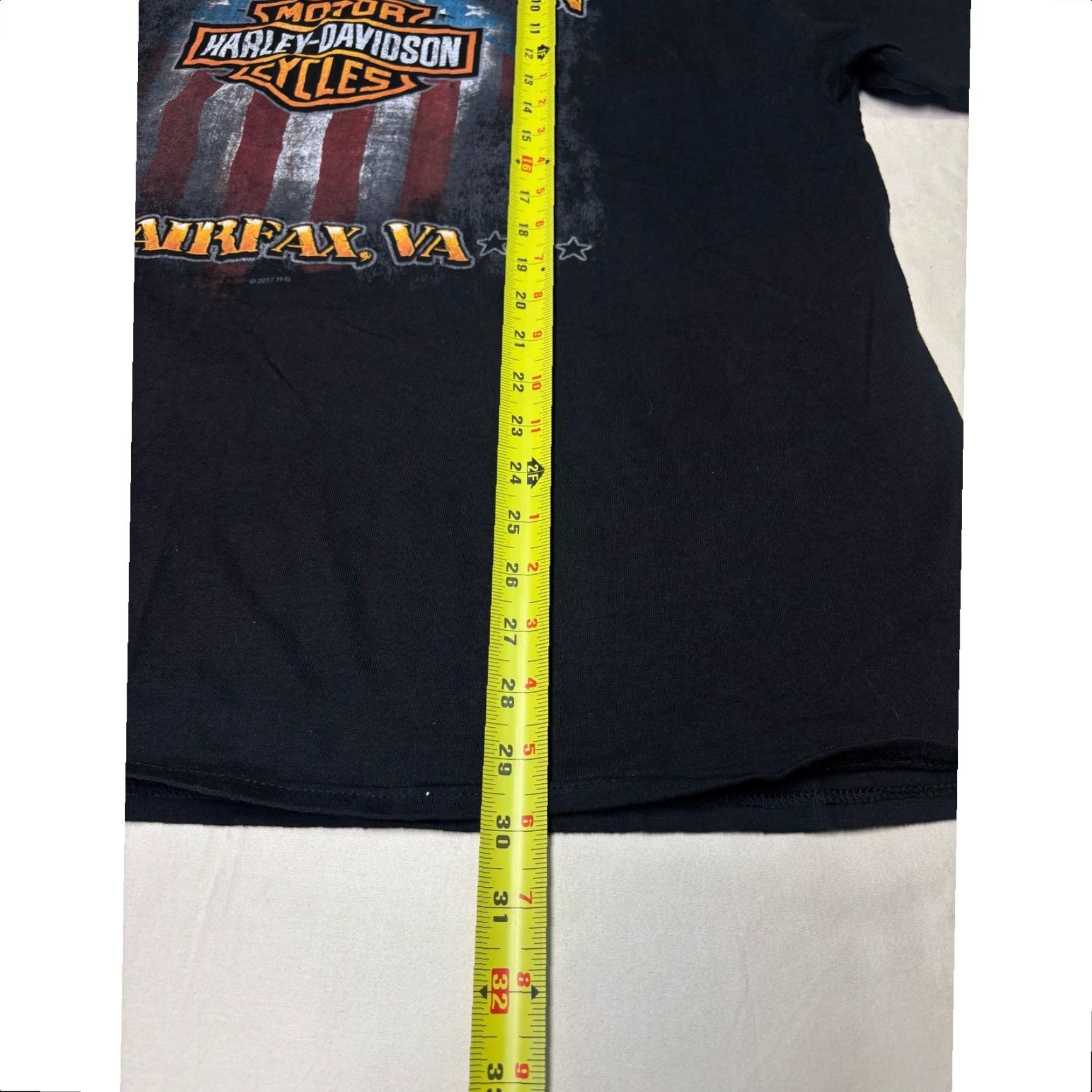 Harley Davidson Harley-Davidson Ride of the Patriots 2017 Graphic T-Shirt Mens XLarge Black Crew Neck Short Sleeve Jersey Cotton Size US XL / EU 56 / 4 - 5 Thumbnail