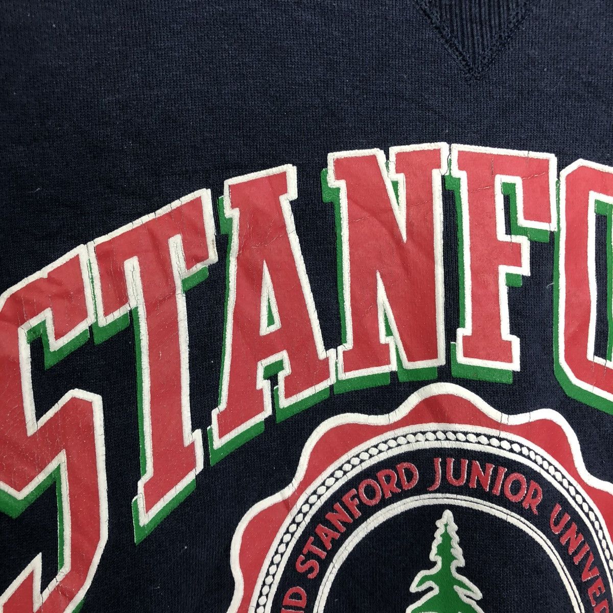 Vintage STANFORD UNIVERSITY VINTAGE BIG LOGO SWEATSHIRT Size US L / EU 52-54 / 3 - 3 Thumbnail