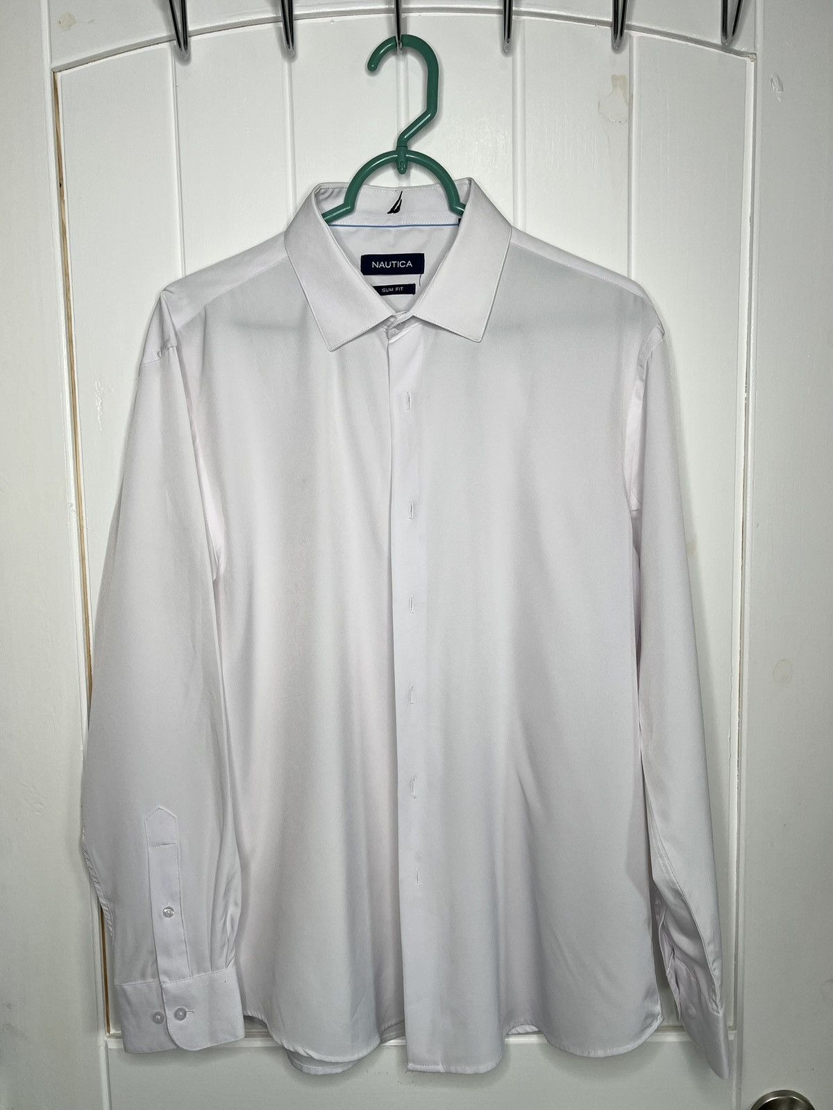 Nautica Nautica Men's Gingham Slim Fit Long Sleeve Shirt | Grailed