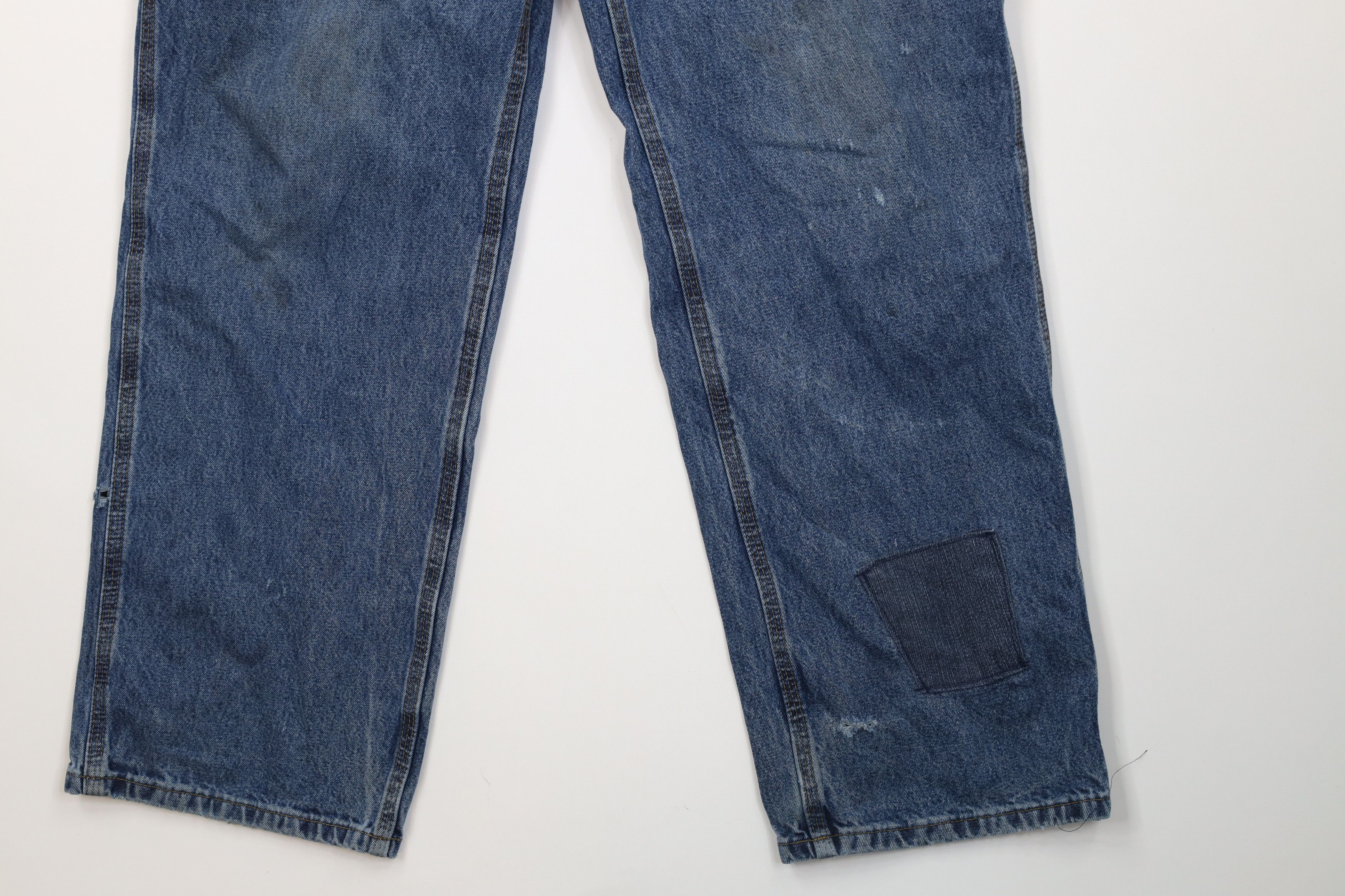 Carhartt Vintage Y2K Carhartt Wide Leg Original Dungaree Denim Jeans Size US 34 / EU 50 - 5 Thumbnail