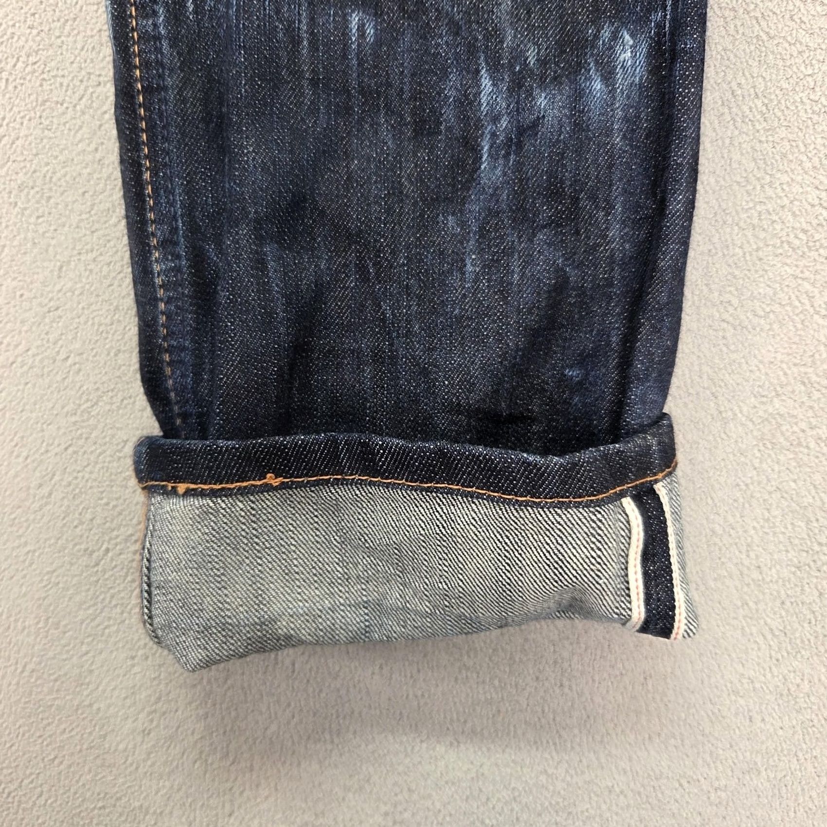 Levi's Levi's 511 Jeans Mens Dark Wash Slim Raw Selvedge Denim 28x30 Size US 28 / EU 44 - 4 Thumbnail