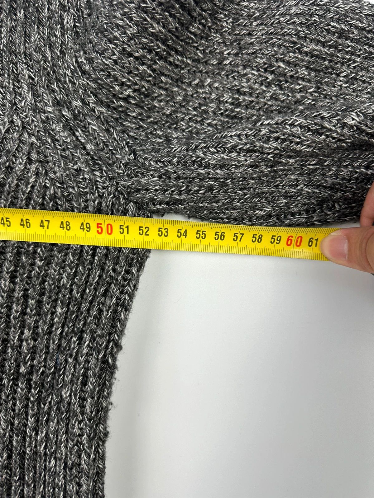 Maison Margiela Maison Margiela FW2017 Line 14 Grey Knit Sweater Zip Sleeves Size US M / EU 48-50 / 2 - 14 Thumbnail