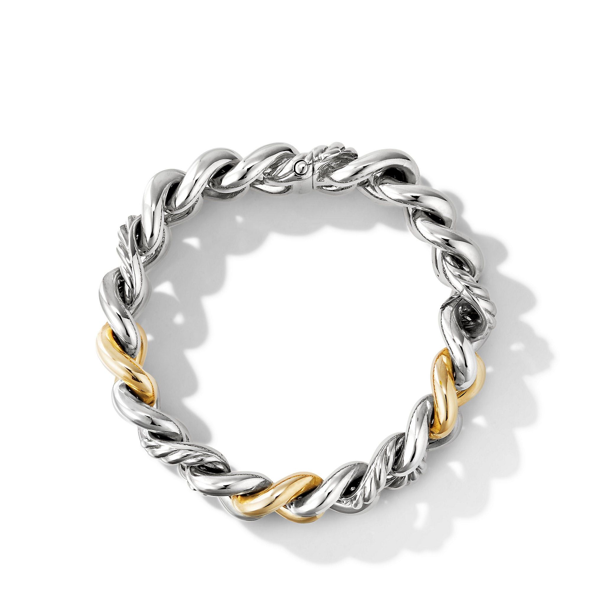 David Yurman o1w1db10325 Bracelet in Sterling Silver with 18K Yellow Gold Size ONE SIZE - 2 Thumbnail