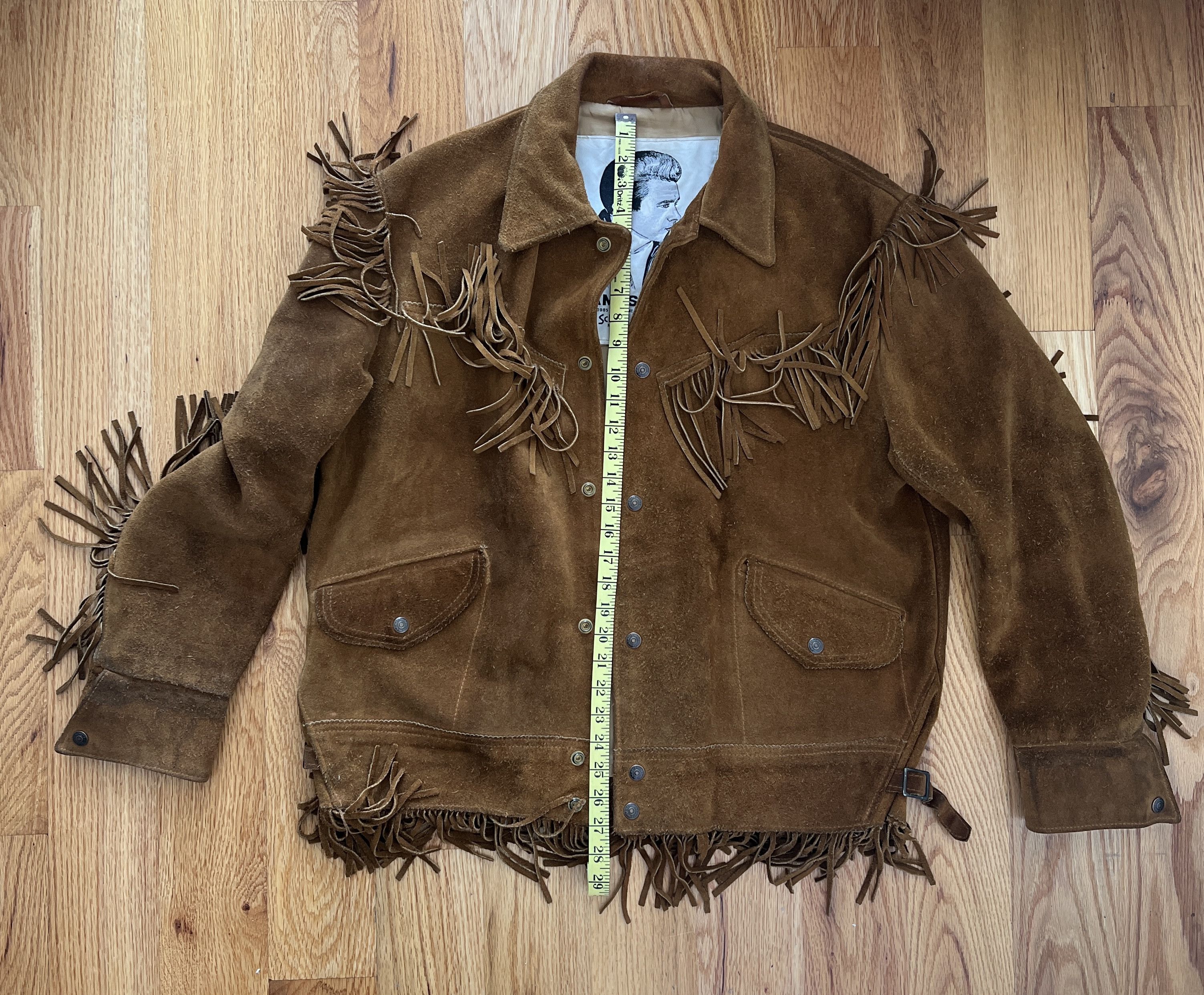 Schott Schott James Dean collection fringe suede jacket | Grailed
