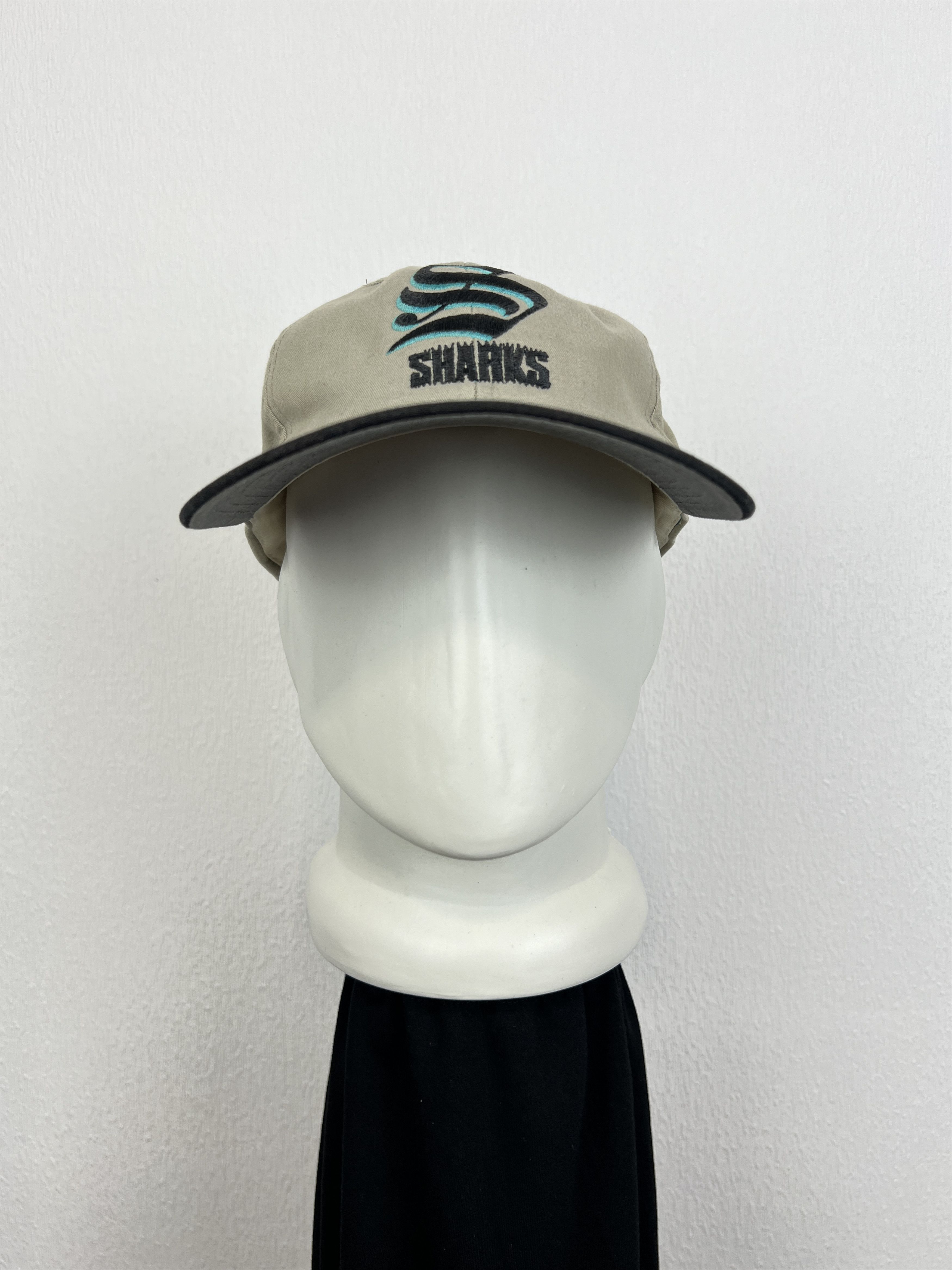 Vintage Vintage 90's San Jose Sharks Snapback Hat Cap NHL Ice Hockey Size ONE SIZE - 2 Thumbnail