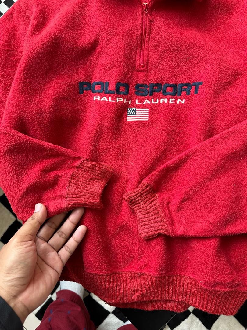 Polo Ralph Lauren × Ralph Lauren × Vintage POLO SPORT RALPH LAUREN HALF ZIPPER Size US M / EU 48-50 / 2 - 3 Thumbnail
