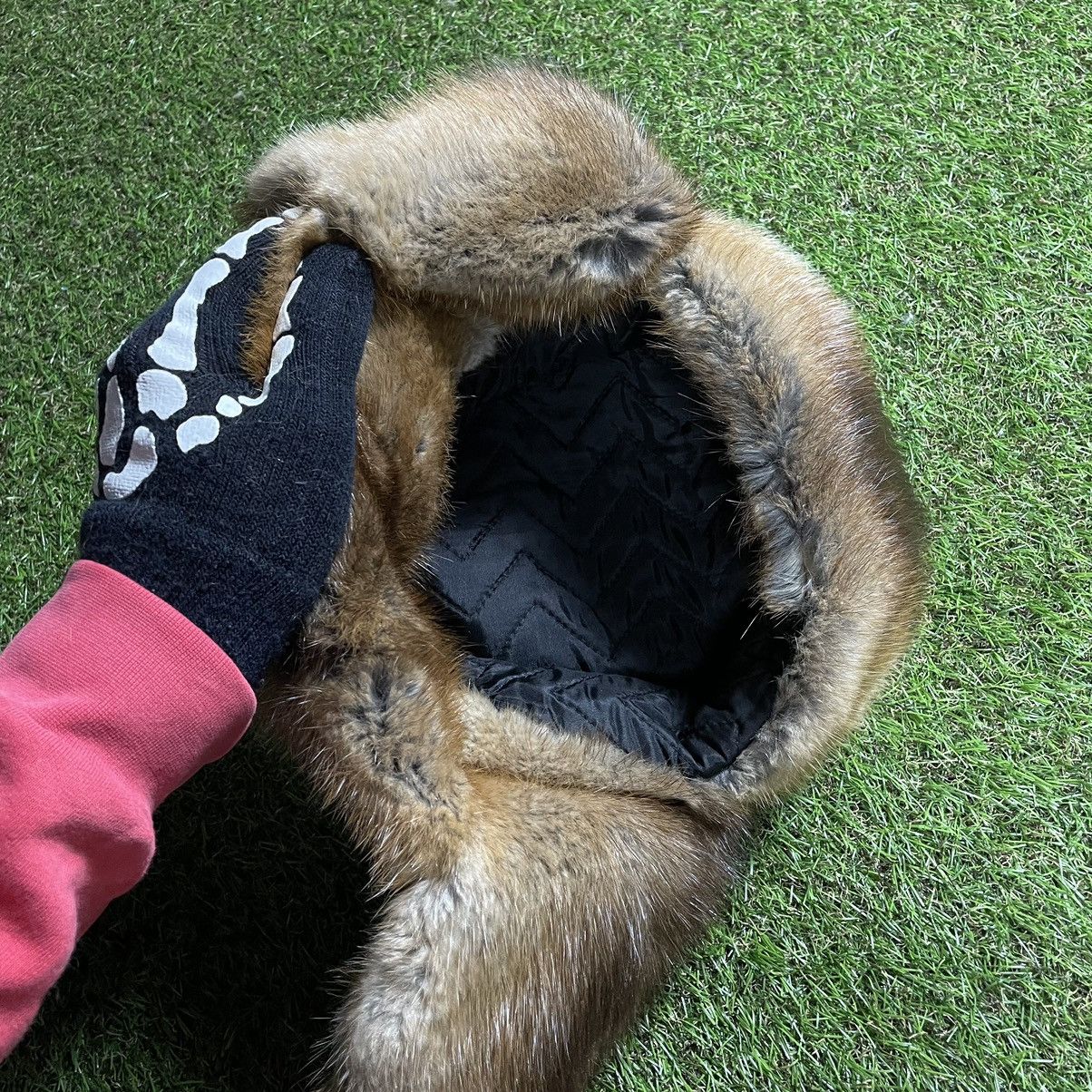 Vintage Vintage Y2K Fuzzy Mohair Beanie Alt Ushanka Grunge Slim OS Size ONE SIZE - 4 Thumbnail