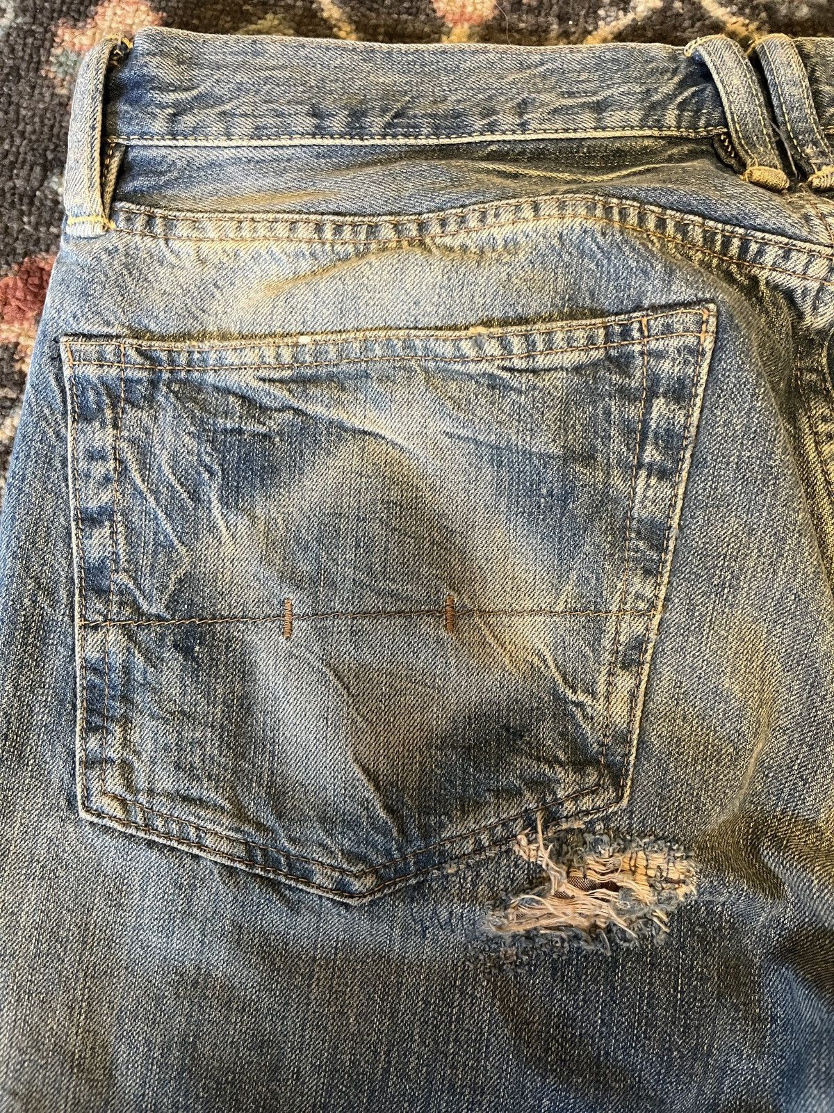 Polo Ralph Lauren × RRL Ralph Lauren Polo Ralph Lauren Patchwork ‘Bobby’ Jean Size US 30 / EU 46 - 4 Thumbnail