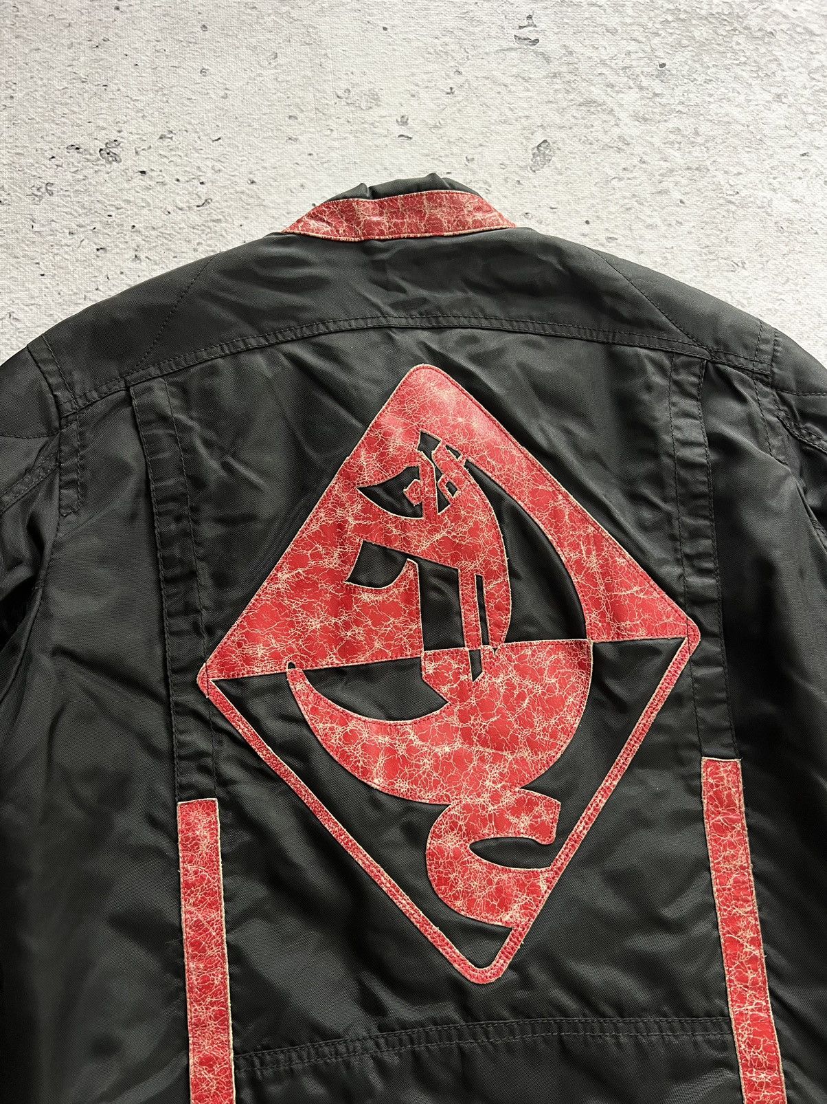 Diesel Vintage Diesel Leather Logo Jacket Size US L / EU 52-54 / 3 - 9 Thumbnail