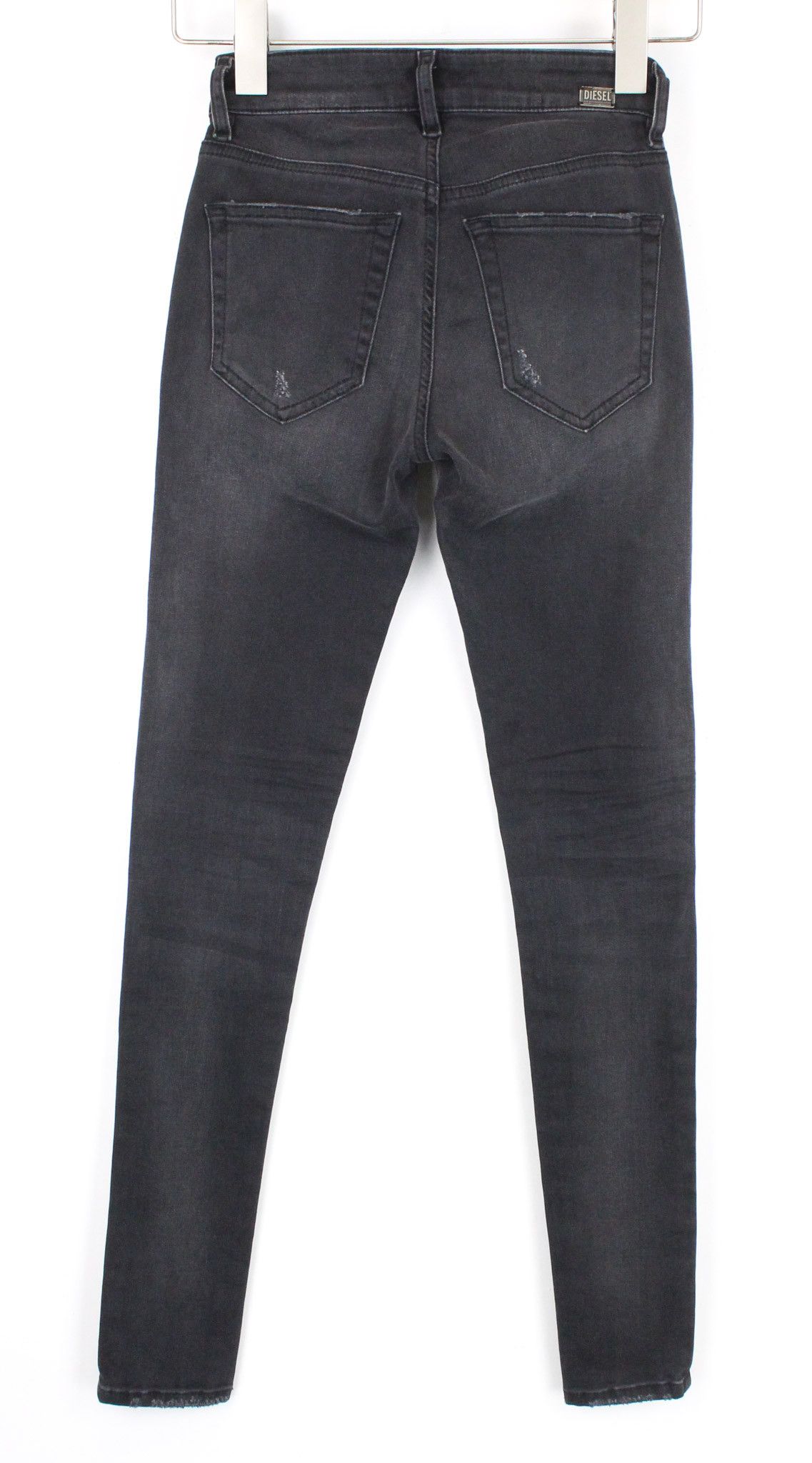 Diesel SLANDY 069GI W23/L32 Girls Black Stretch Jeans 69992 Size 23" - 4 Thumbnail