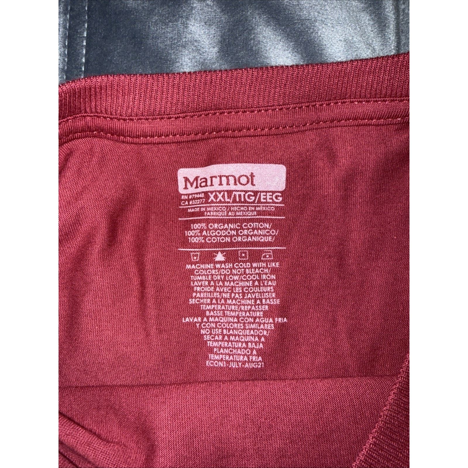Marmot NWT Sz XXL Marmot Graphic Print T-Shirt. Burgundy Outdoor Size US XXL / EU 58 / 5 - 5 Thumbnail