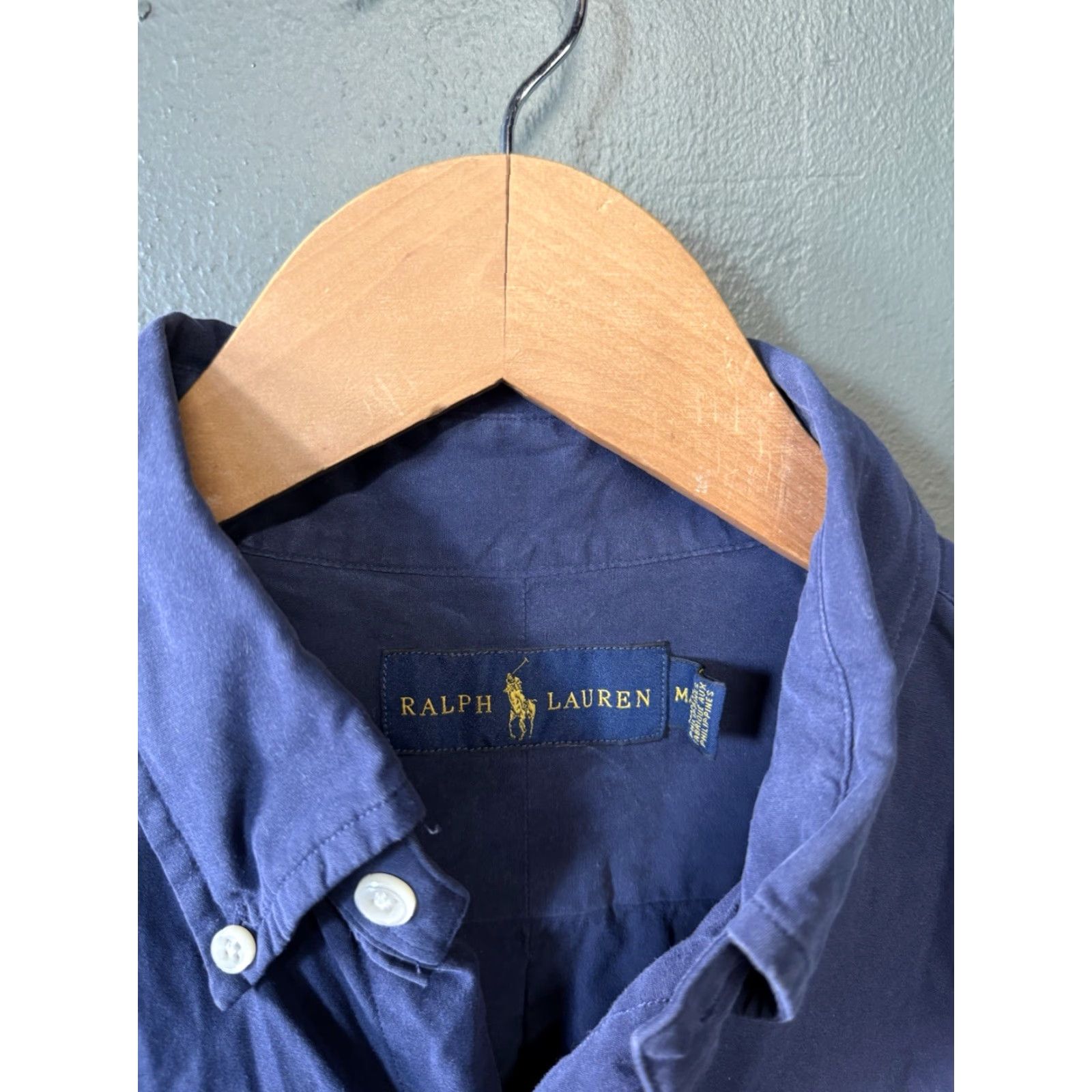 Polo Ralph Lauren Polo Ralph Lauren Mens Blue Short Sleeve Button-Up Shirt Size M Size US M / EU 48-50 / 2 - 3 Thumbnail