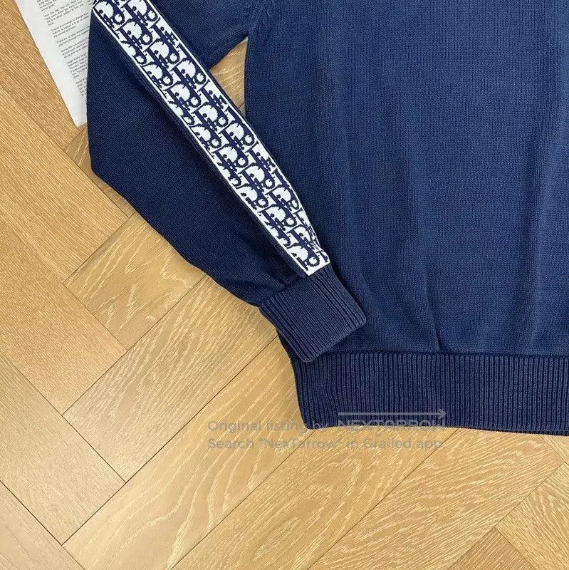 Dior Dior Navy Blue Men's Pullover Sweater . Size US S / EU 44-46 / 1 - 4 Thumbnail