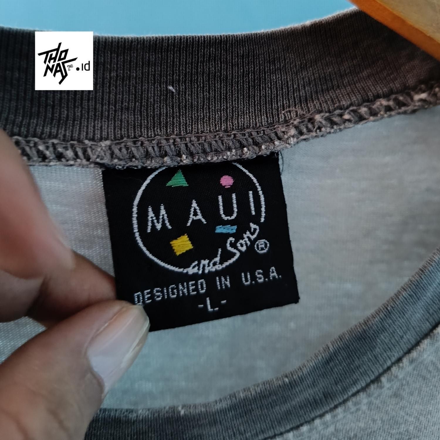 Maui and Sons 🔥RARE AOP🔥 Vintage Maui & Sons Thunder Shark Lightning L Size US L / EU 52-54 / 3 - 3 Thumbnail