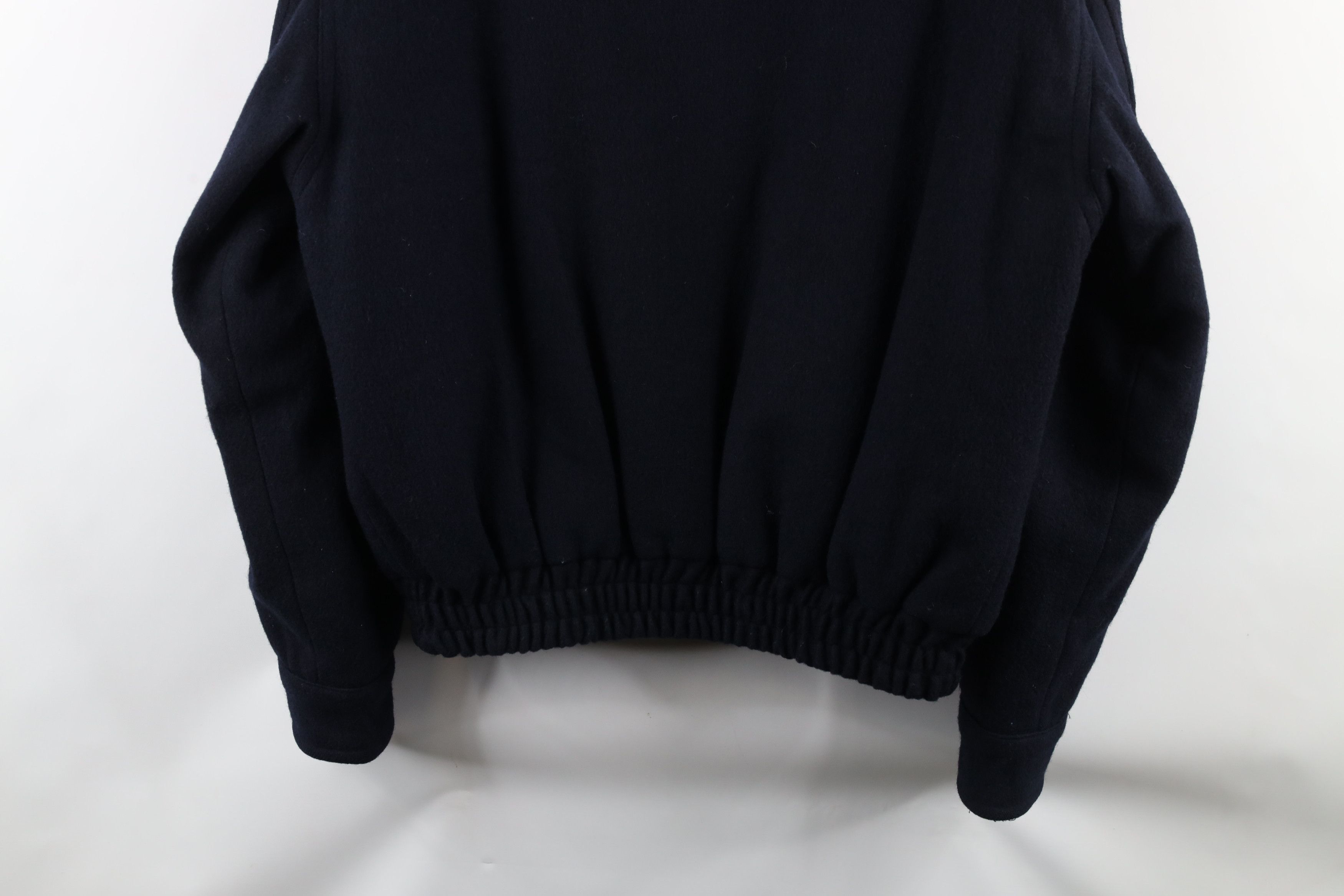 Vintage Vintage 90s Streetwear Full Zip Flight Bomber Jacket Blue Size US M / EU 48-50 / 2 - 12 Thumbnail